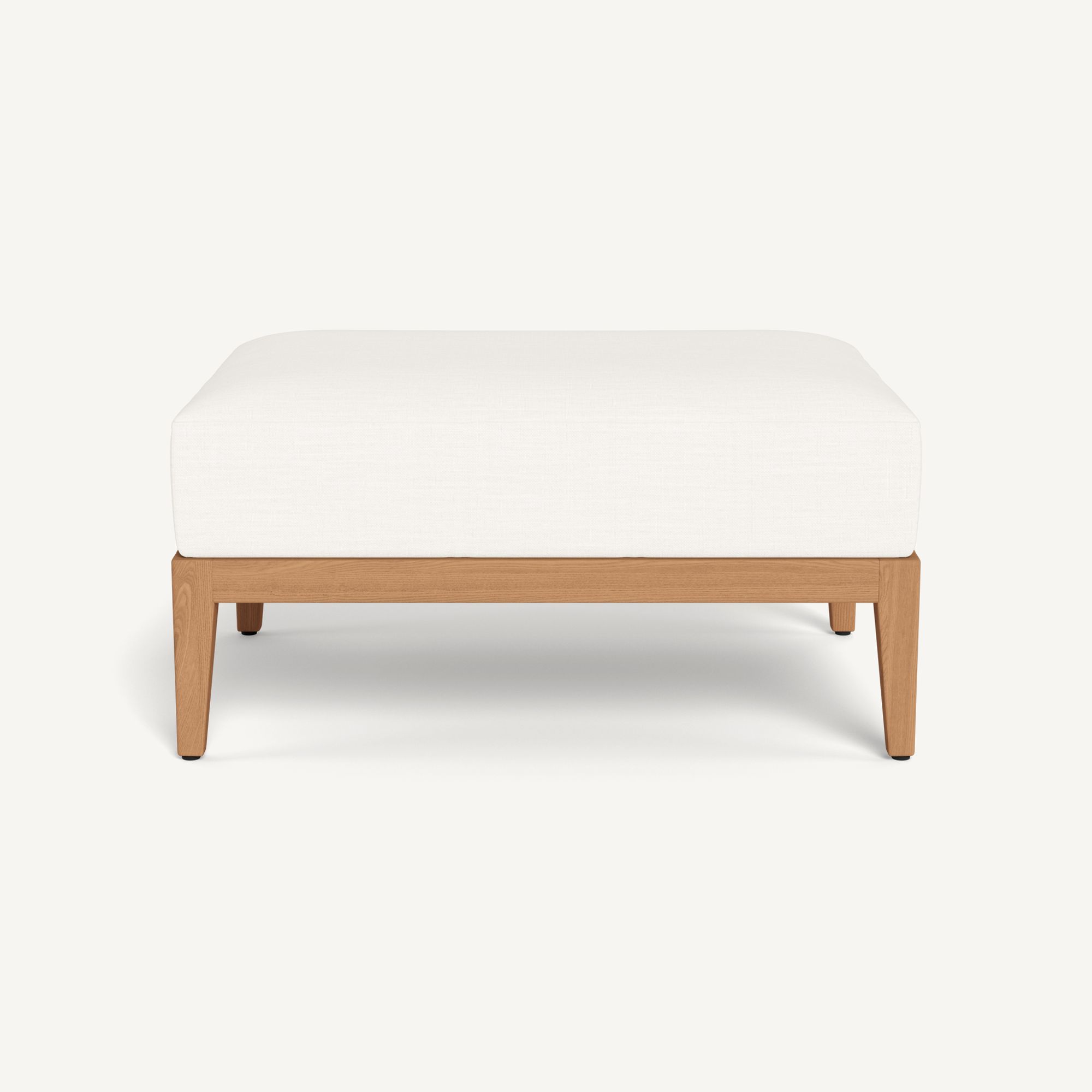 Harbour Avalon Ottoman - Teak Natural / Panama Blanco