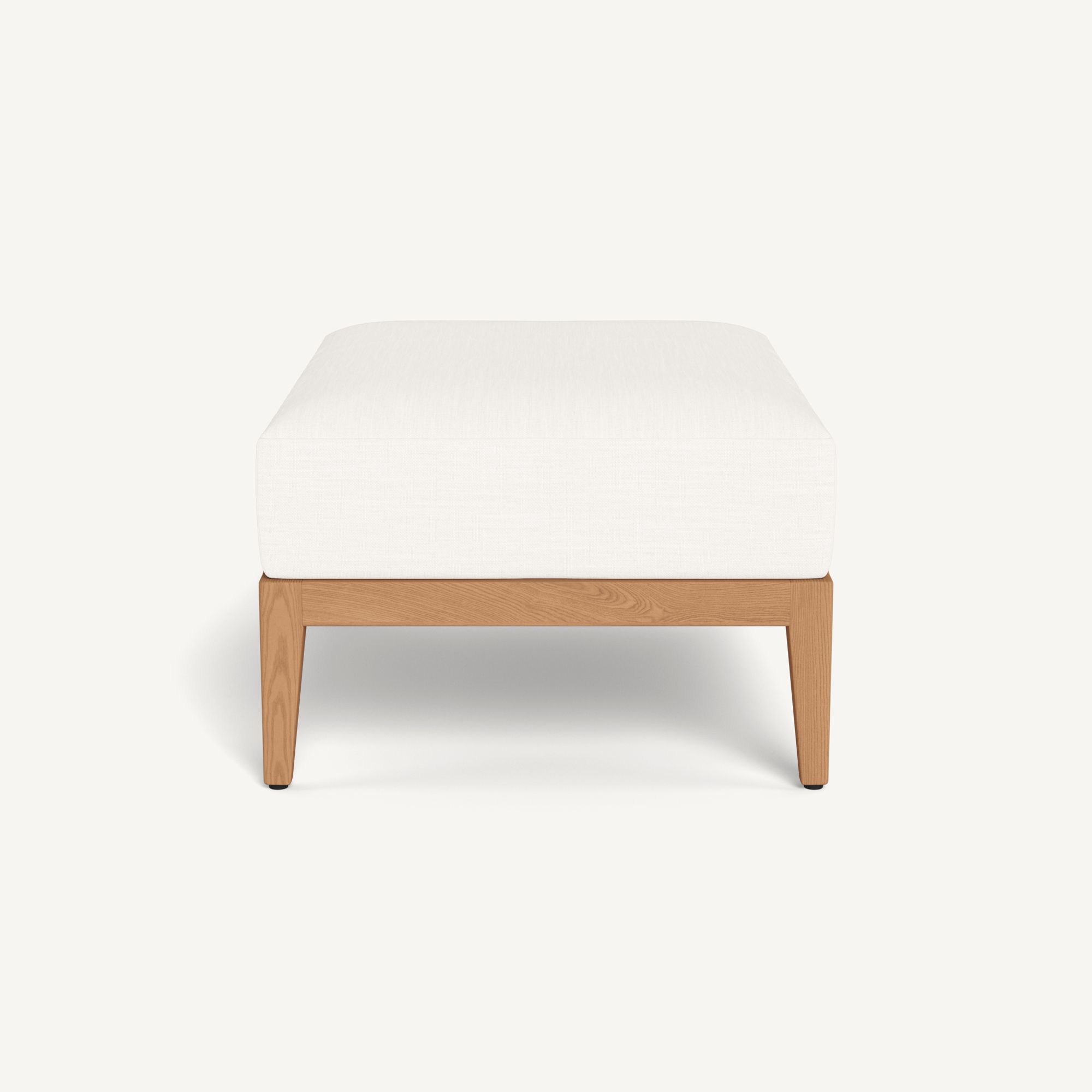 Harbour Avalon Ottoman - Teak Natural / Panama Blanco