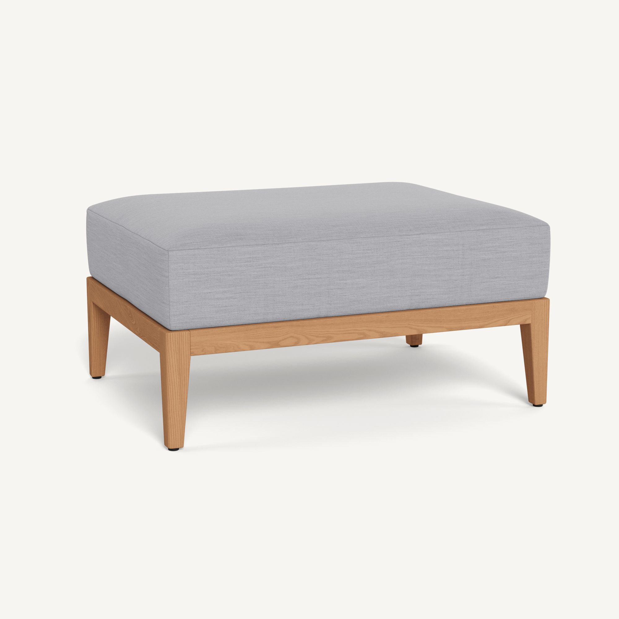 Harbour Avalon Ottoman - Teak Natural / Panama Cloud