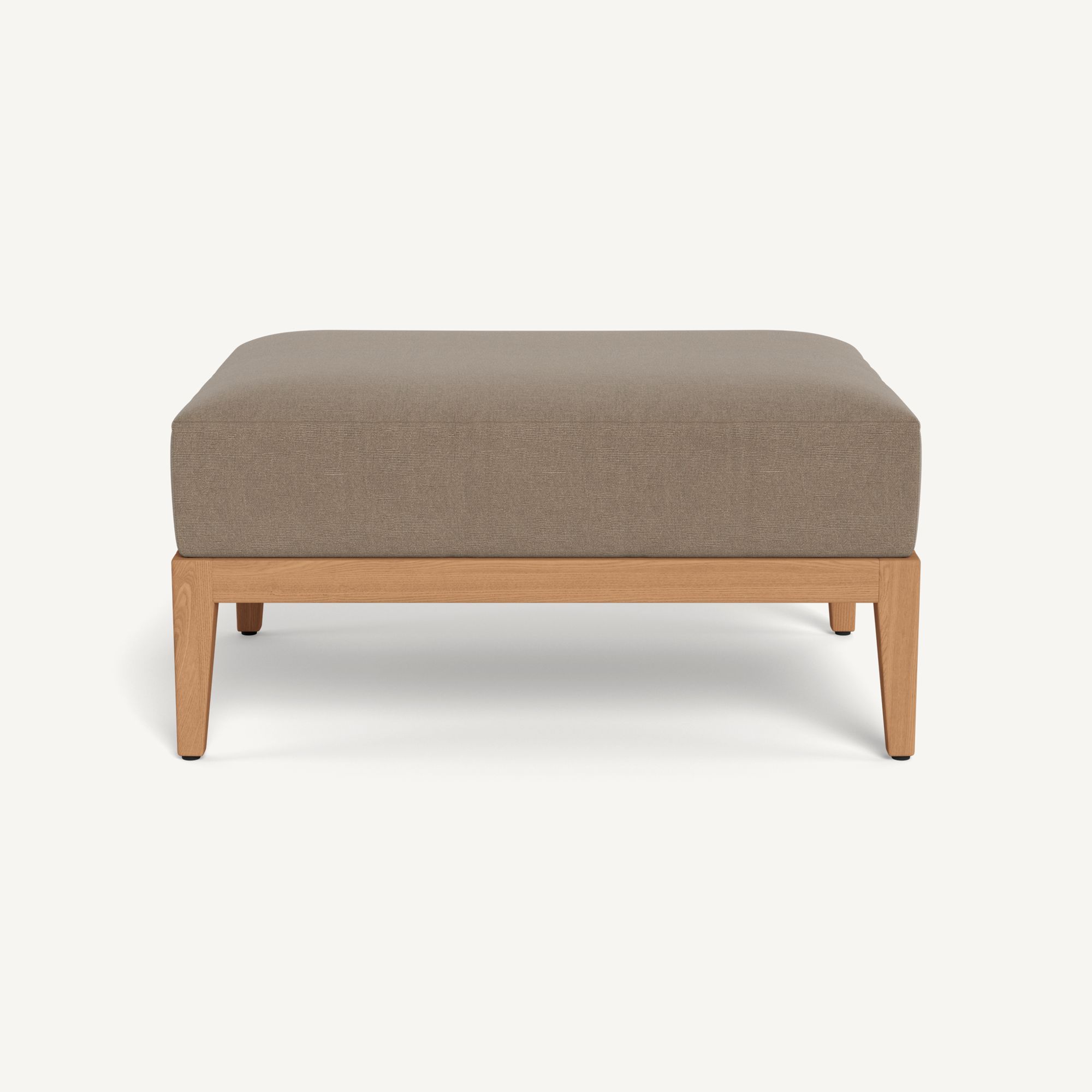 Harbour Avalon Ottoman - Teak Natural / Panama Coco