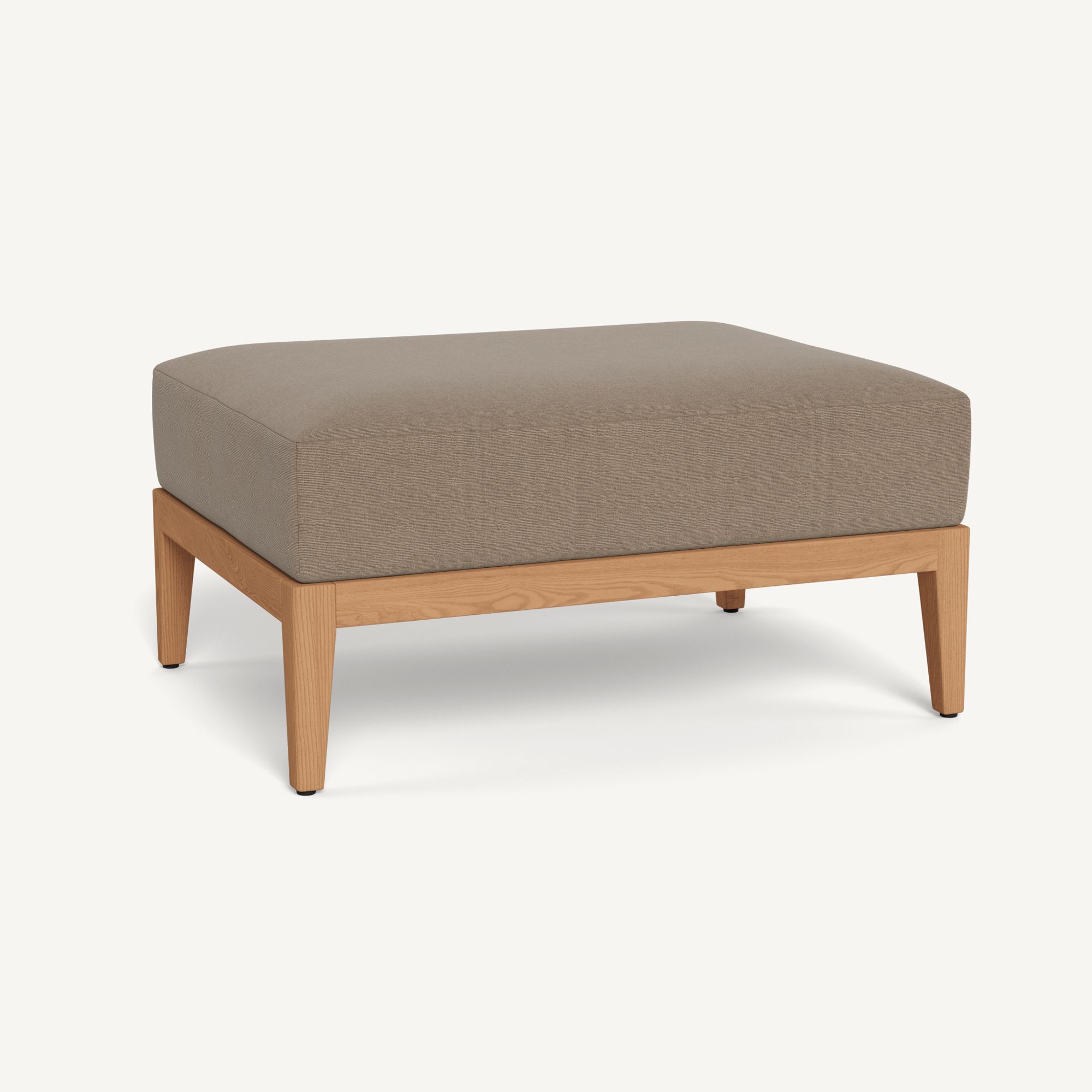 Harbour Avalon Ottoman - Teak Natural / Panama Coco