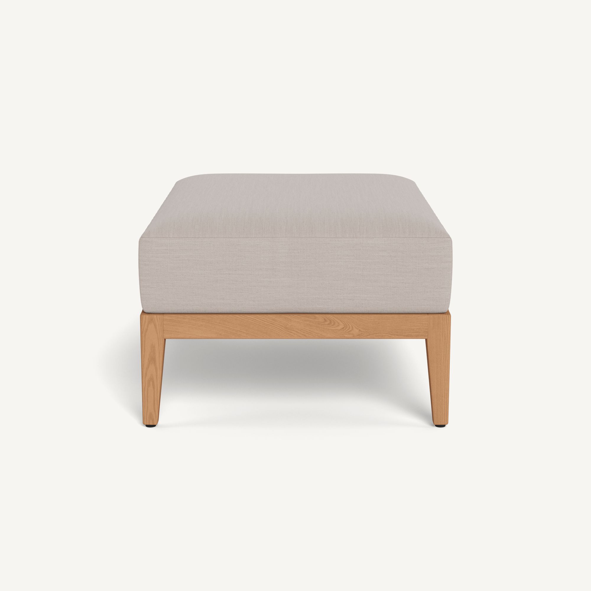 Harbour Avalon Ottoman - Teak Natural / Panama Marble