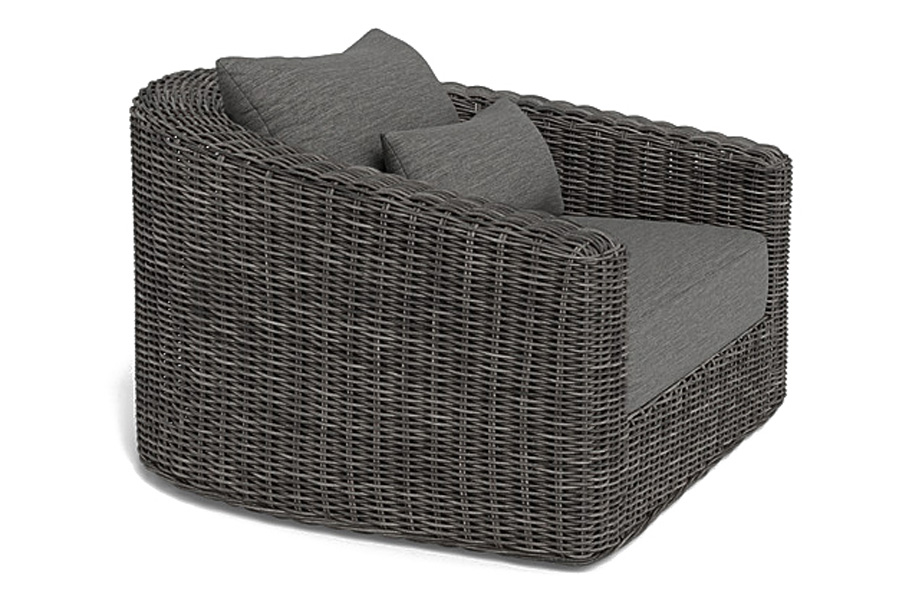 Harbour Barcelona Lounge Chair - Wicker Taupe, Copacabana Sand