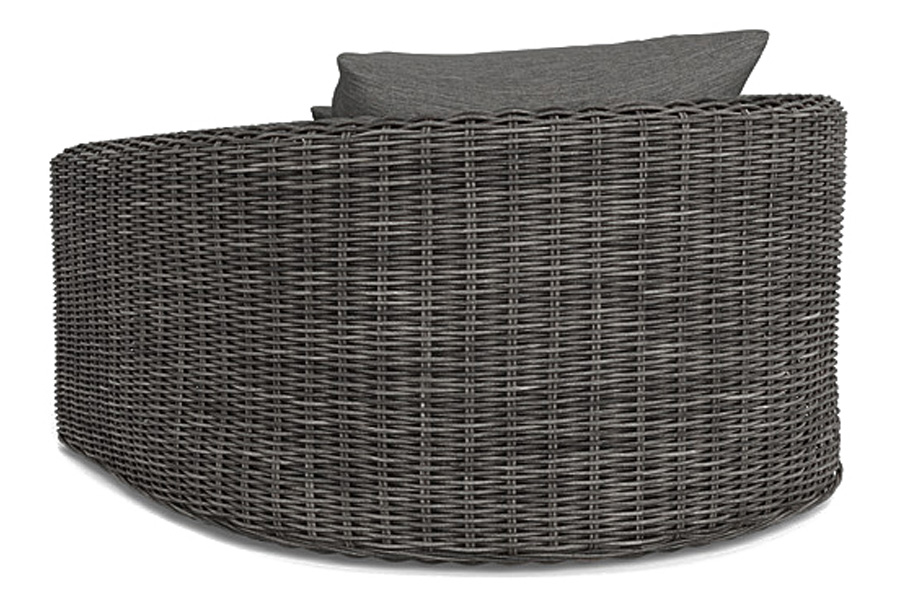 Harbour Barcelona Lounge Chair - Wicker Taupe, Copacabana Sand