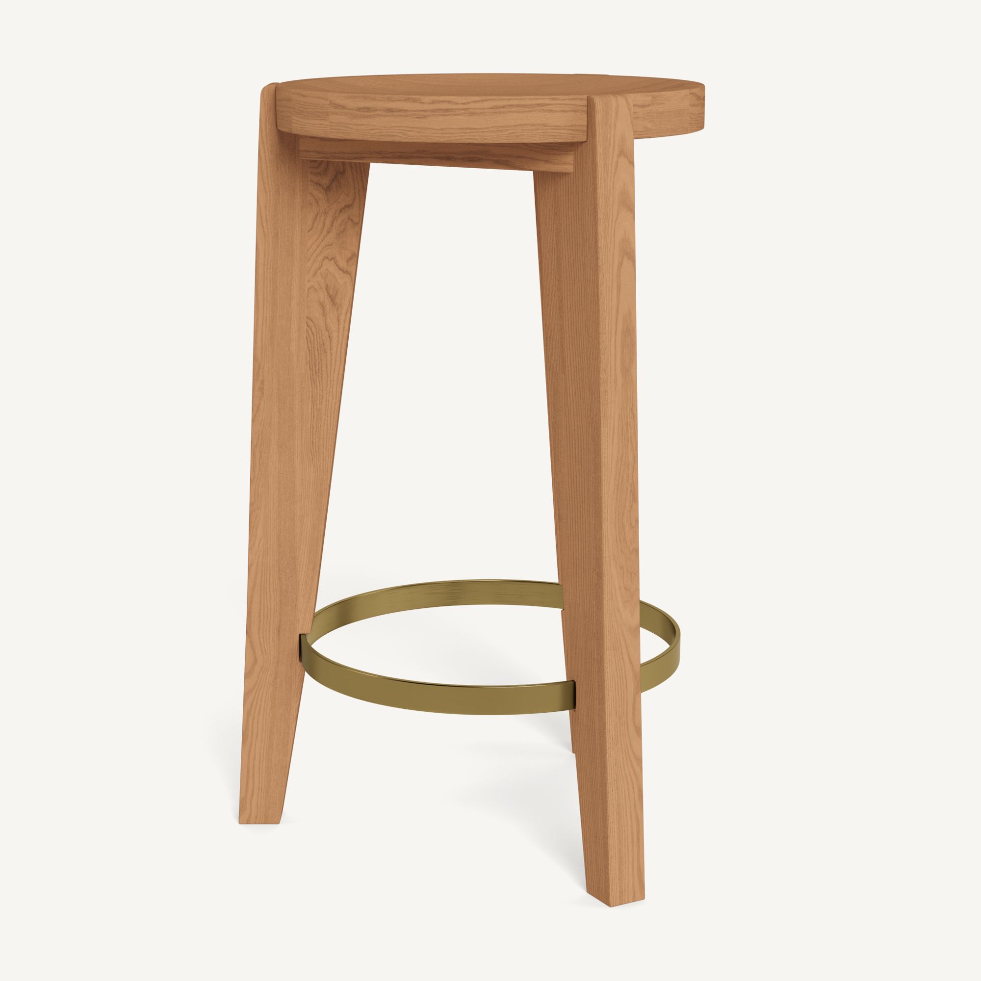 Harbour Bari Bar Stool in Teak Natural