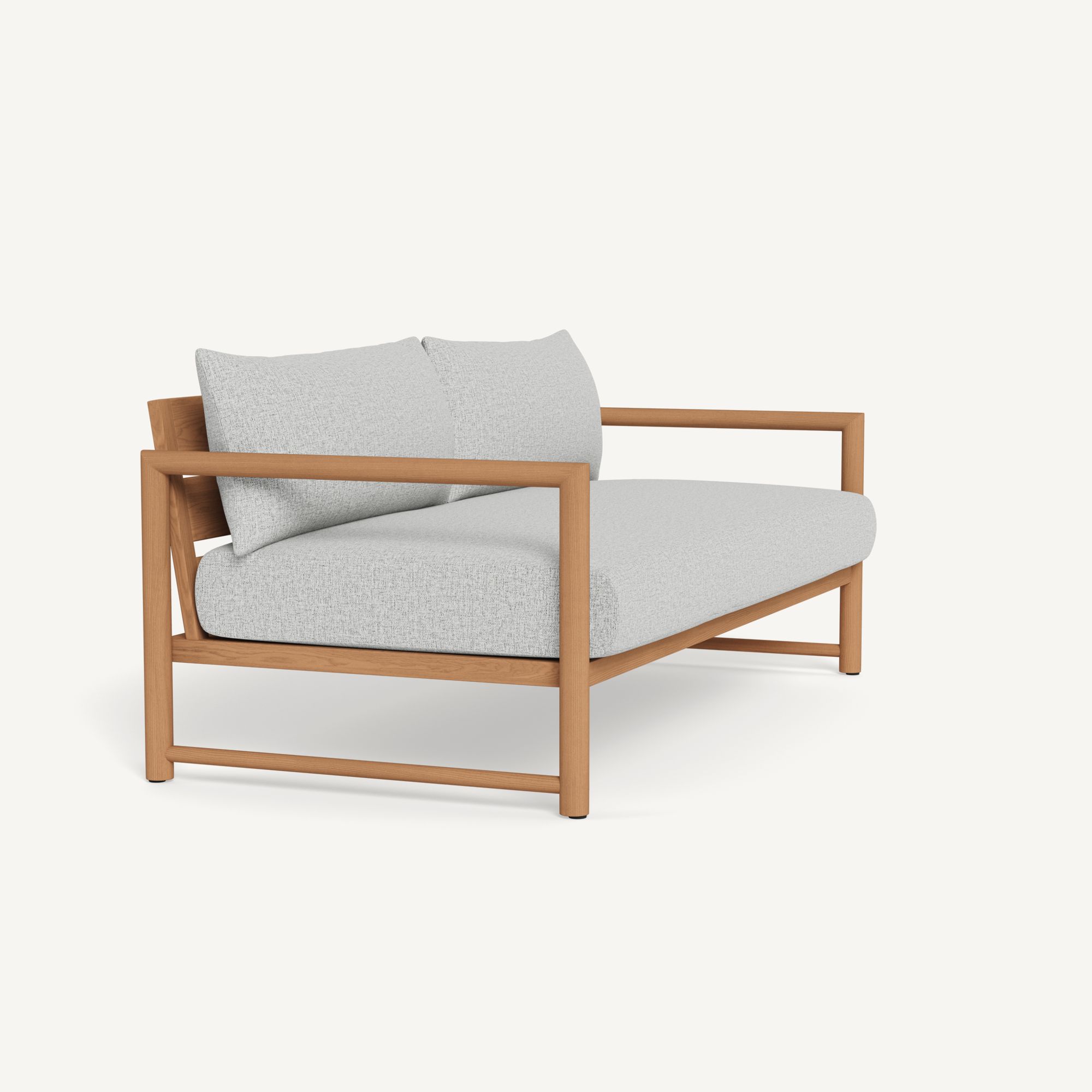 Harbour Breeze Xl Teak 2 Seat Sofa - Teak Natural / Copacabana Sand