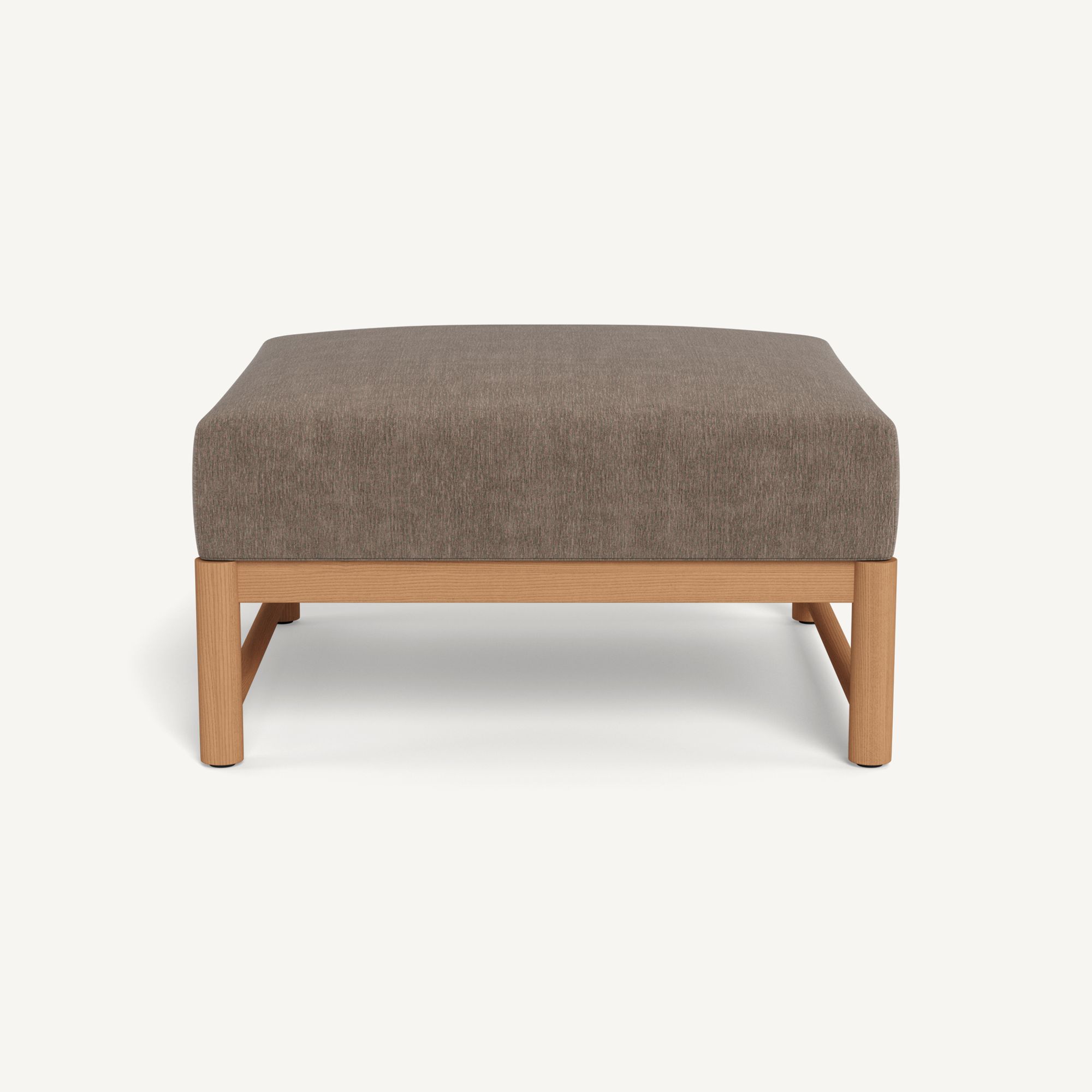 Harbour Breeze Xl Teak Ottoman - Teak Natural / Altona Mink