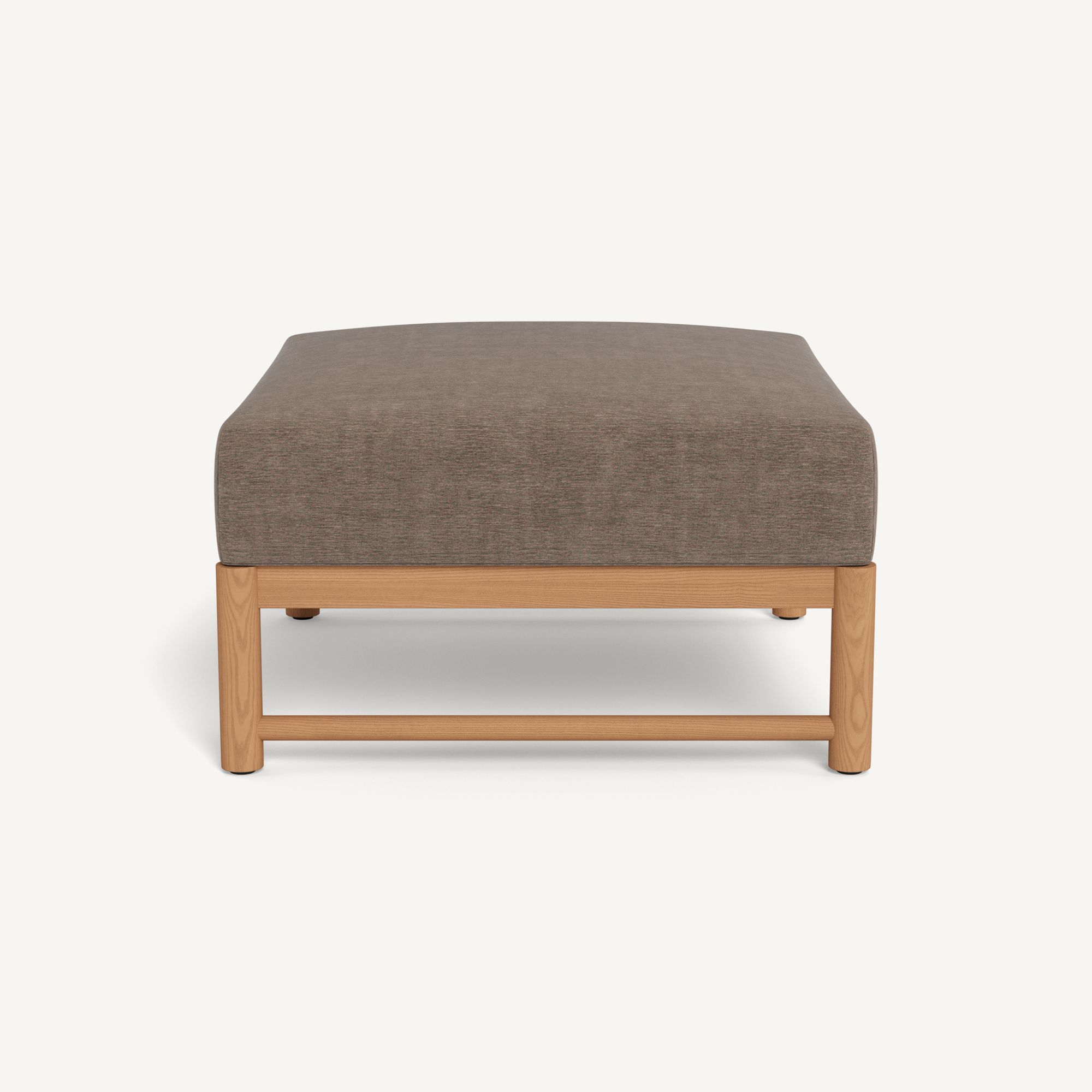 Harbour Breeze Xl Teak Ottoman - Teak Natural / Altona Mink