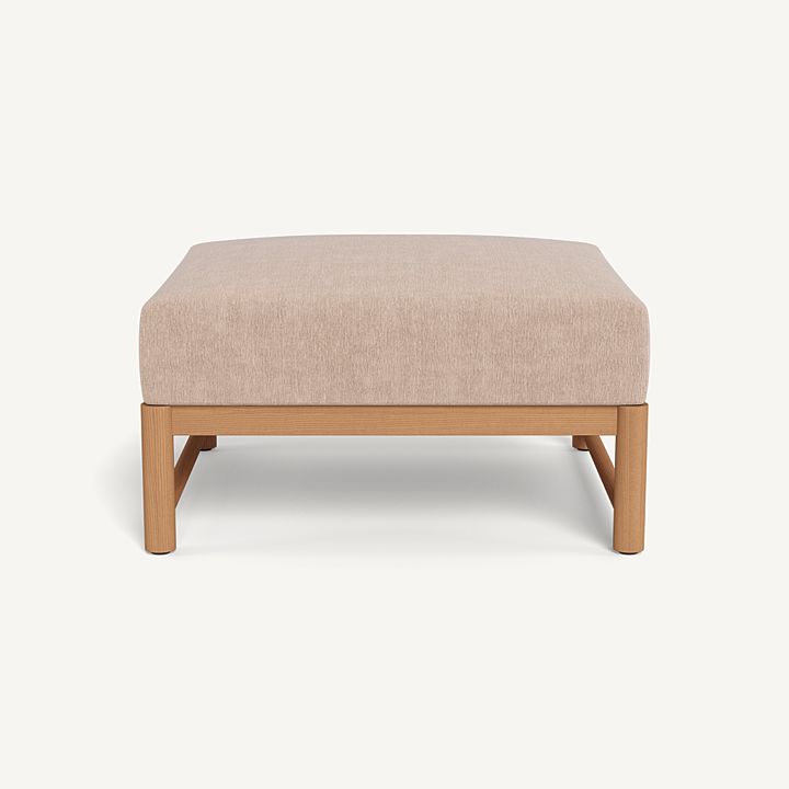 Harbour Breeze Xl Teak Ottoman