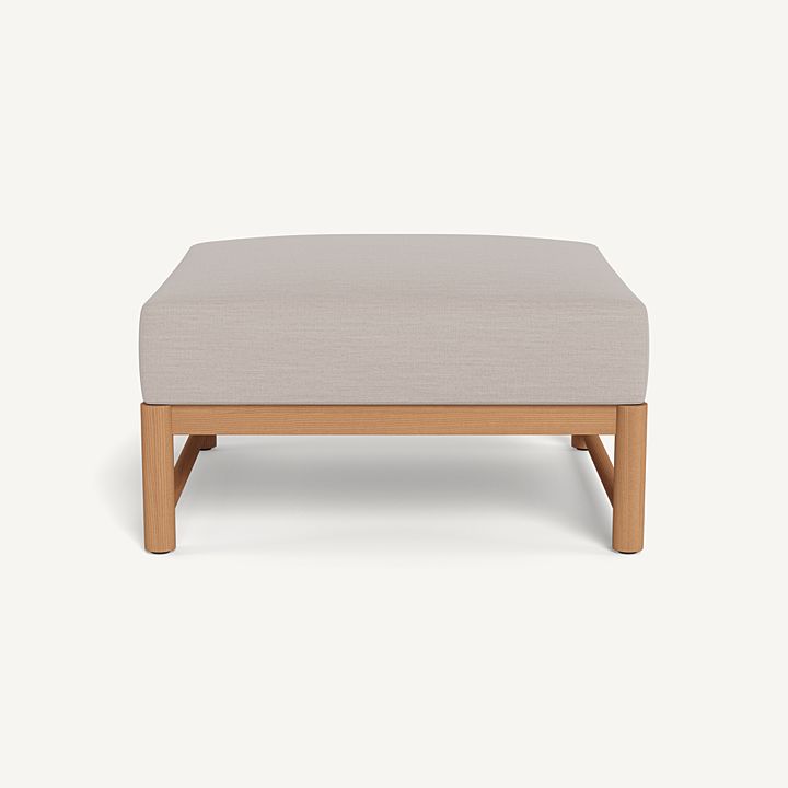 Harbour Breeze Xl Teak Ottoman