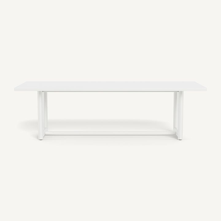 Harbour Breeze Xl Aluminum Dining Table 102"