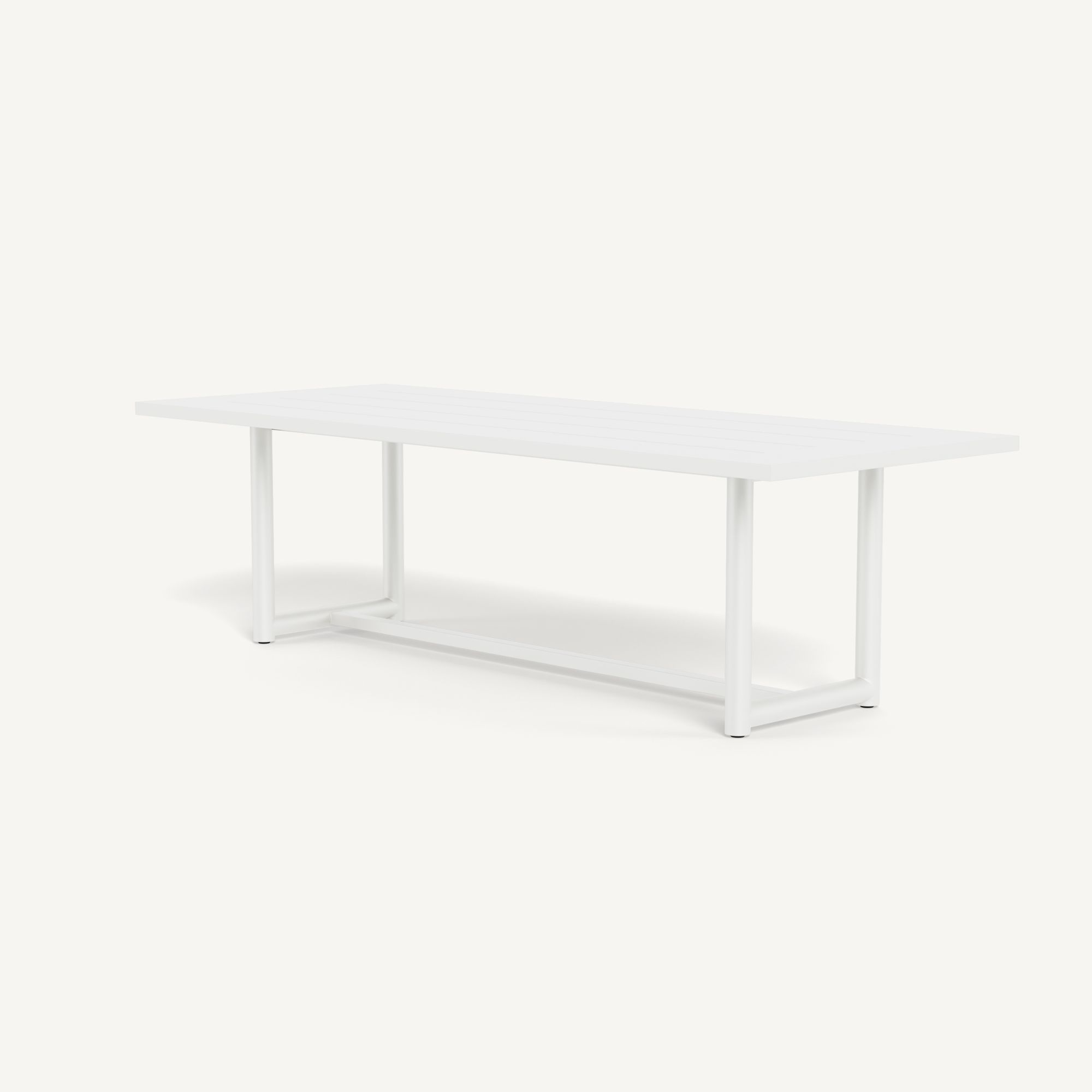 Harbour Breeze Xl Aluminum Dining Table 102" - Aluminum White