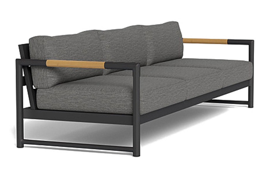 Harbour Breeze Xl 3 Seat Sofa - Aluminum Asteroid, Cast Slate