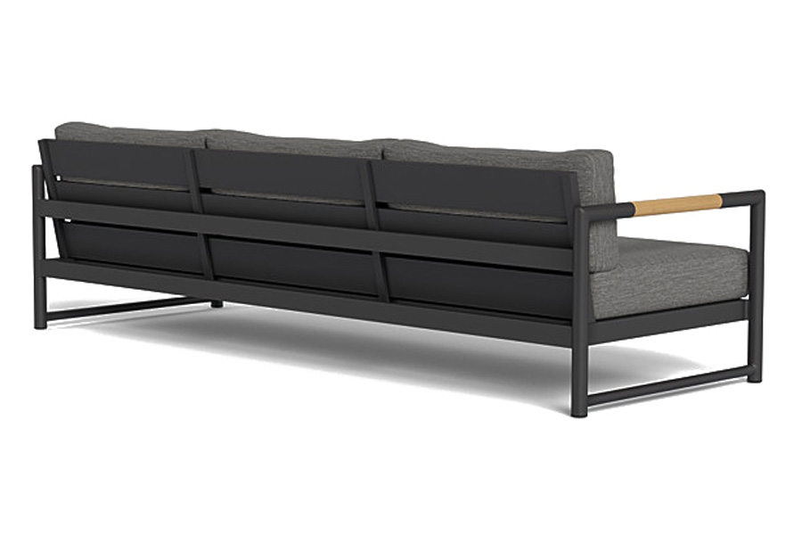 Harbour Breeze Xl 3 Seat Sofa - Aluminum Asteroid, Cast Slate