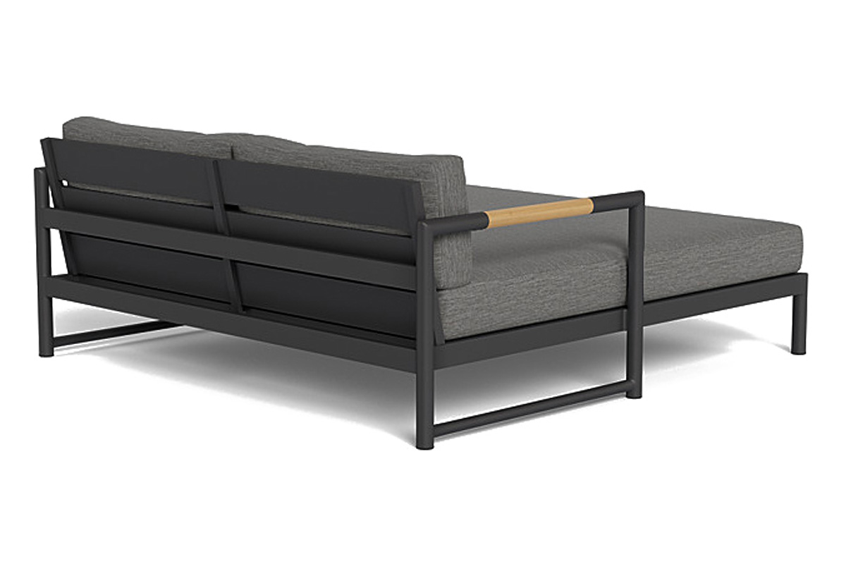 Harbour Breeze Xl Daybed - Aluminum Asteroid, Copacabana Sand