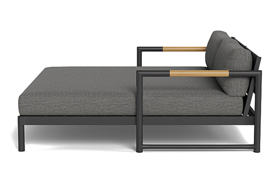 Harbour Breeze Xl Daybed - Aluminum Asteroid, Copacabana Sand
