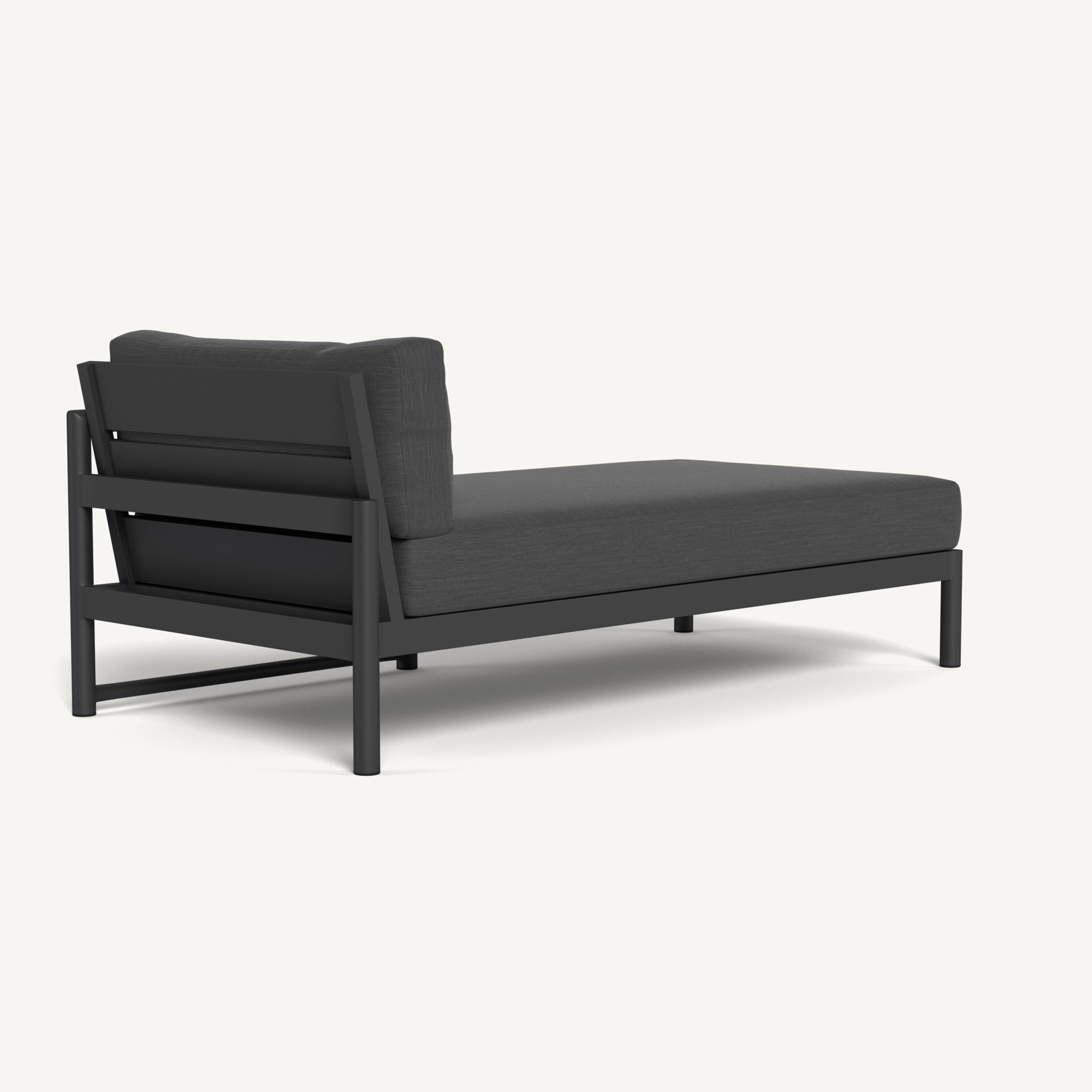 Harbour Breeze Xl Chaise Right - Aluminum Asteroid, Panama Grafito