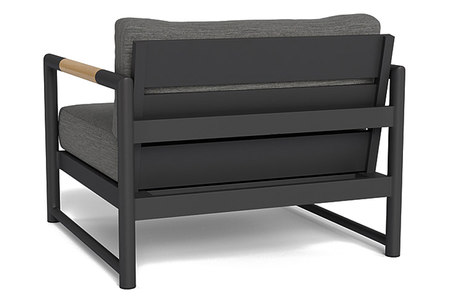 Harbour Breeze Xl Lounge Chair - Aluminum Asteroid, Panama Blanco