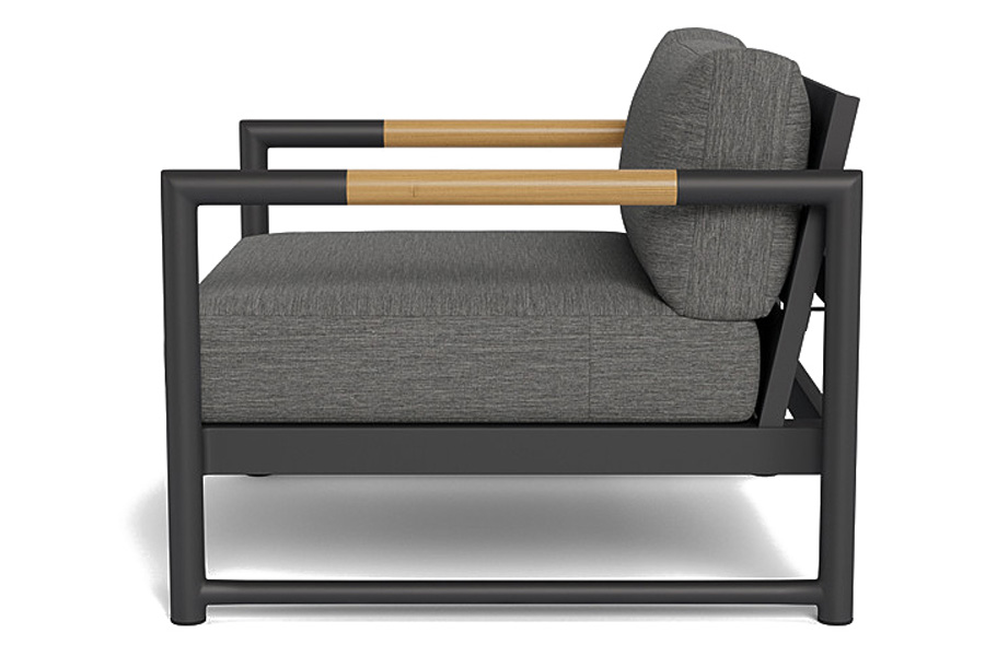Harbour Breeze Xl Lounge Chair - Aluminum Asteroid, Siesta Slate