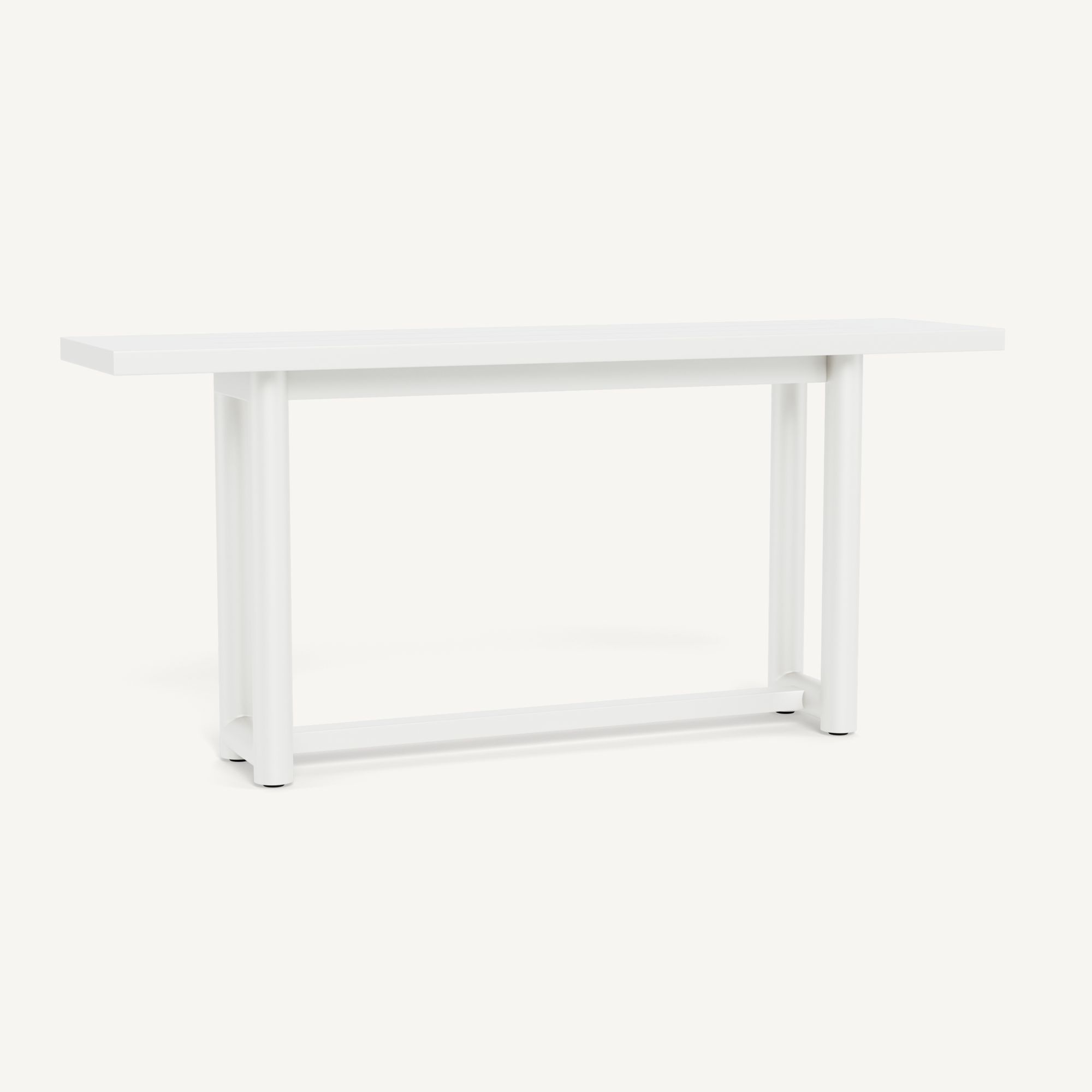 Harbour Breeze Xl Aluminum 66" Console - Aluminum White