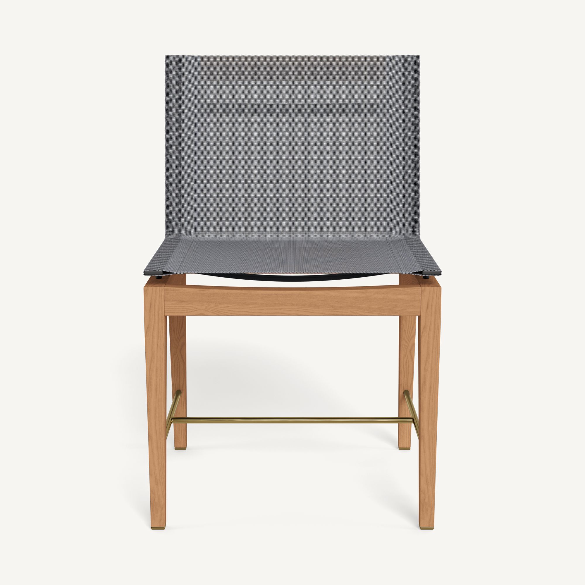 Harbour Byron Teak Dining Chair - Teak Natural / Batyline Silver