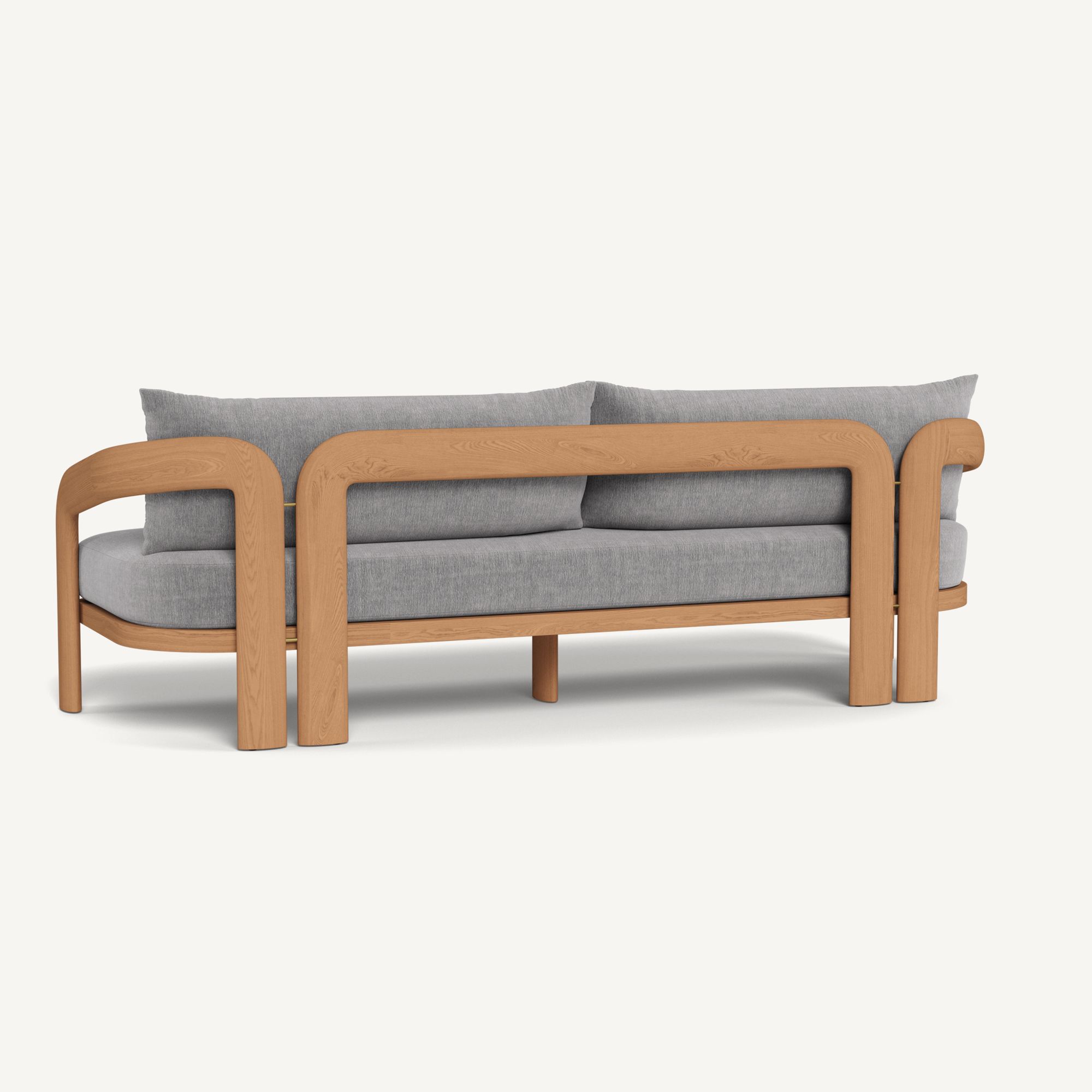 Harbour Chloe 3 Seat Sofa - Teak Natural / Altona Dove