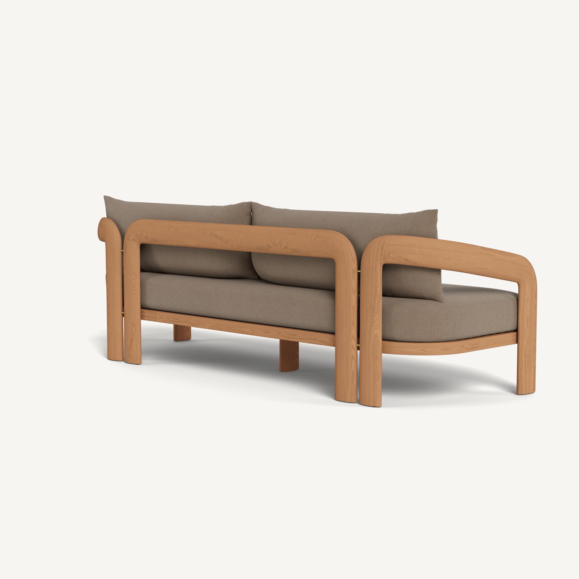 Harbour Chloe 3 Seat Sofa - Teak Natural / Panama Coco