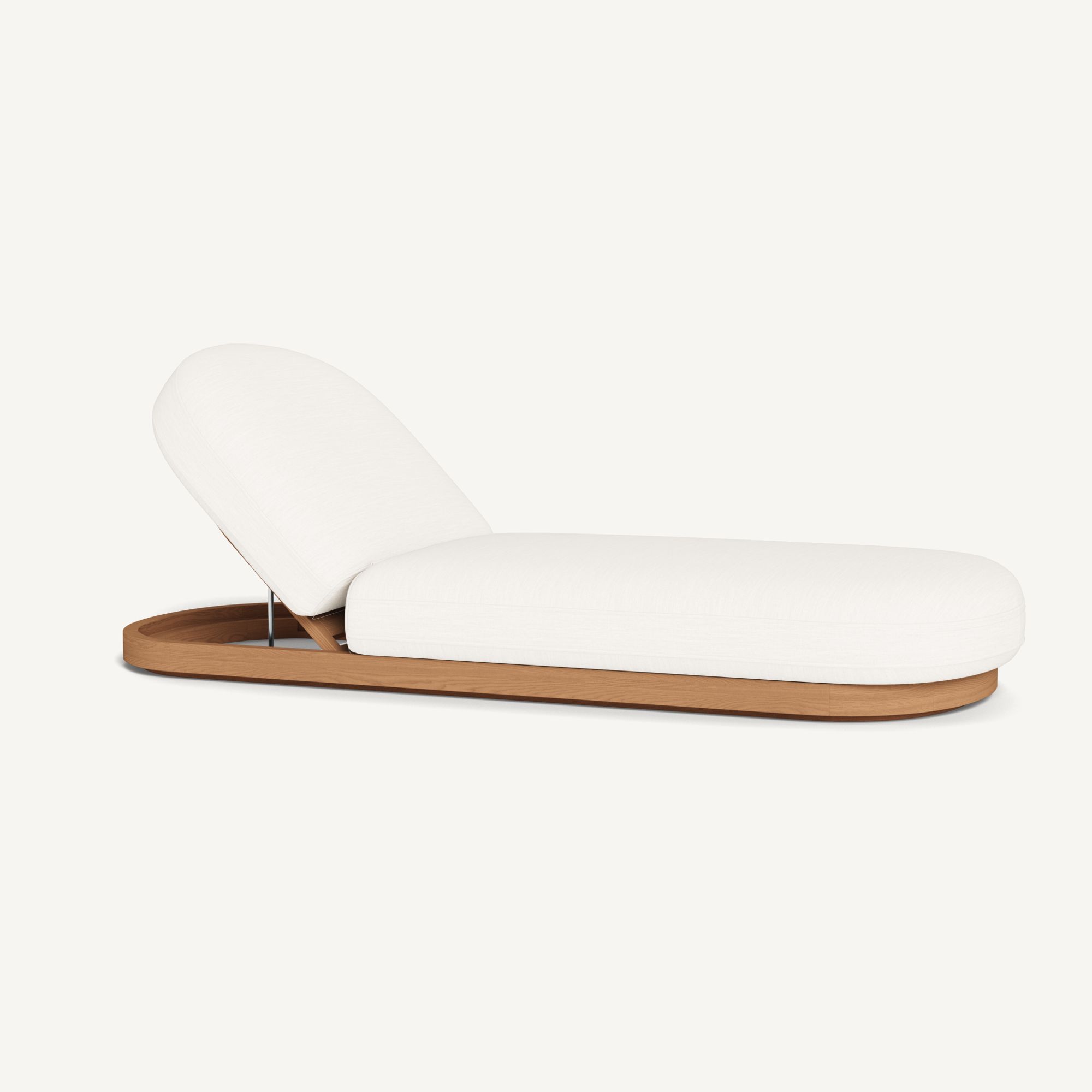 Harbour Como Sun Lounge - Sealed Teak Natural / Panama Blanco