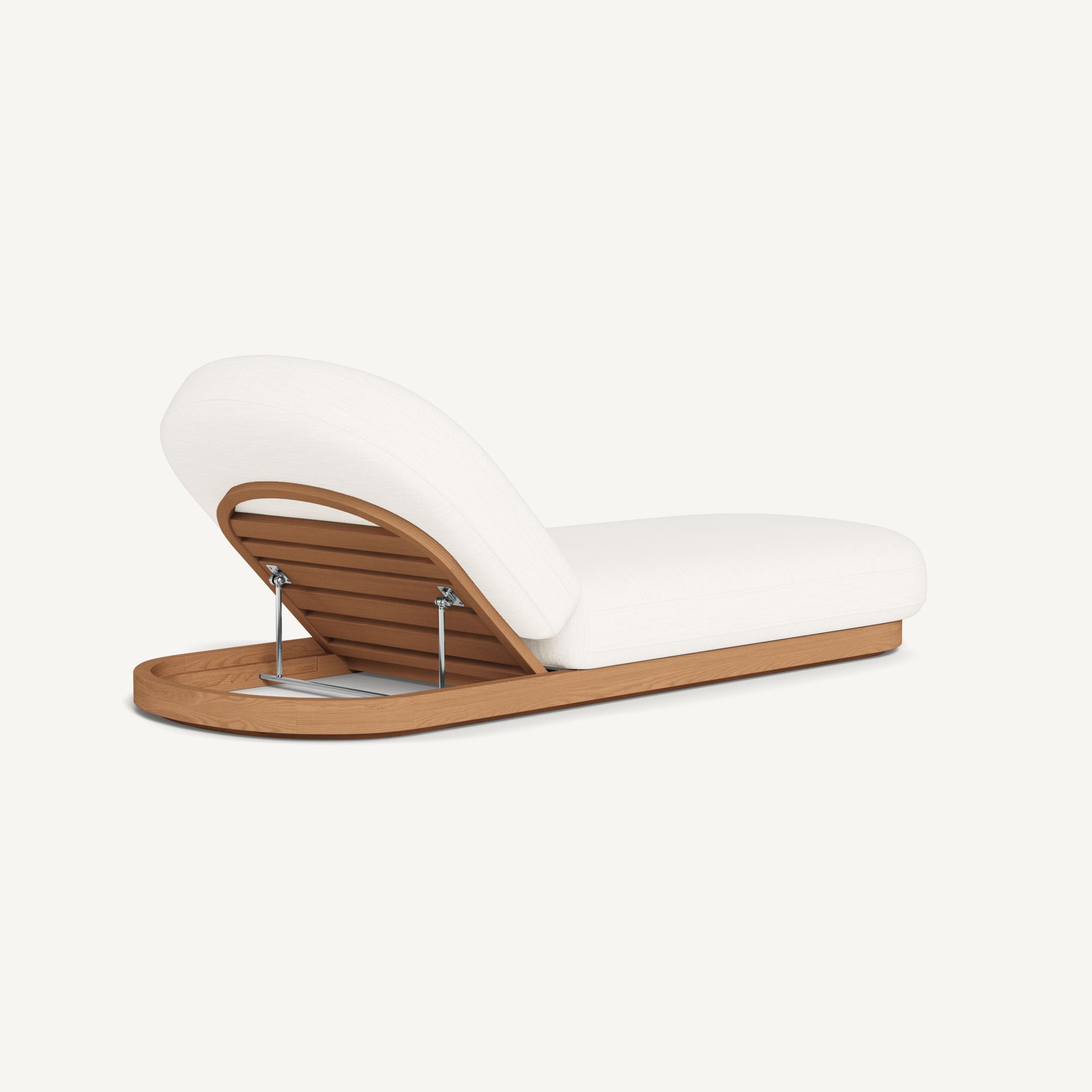 Harbour Como Sun Lounge - Sealed Teak Natural / Panama Blanco
