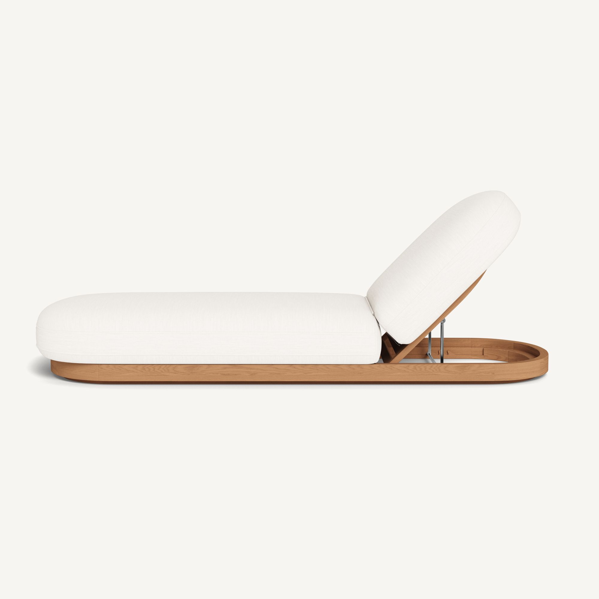 Harbour Como Sun Lounge - Sealed Teak Natural / Panama Blanco