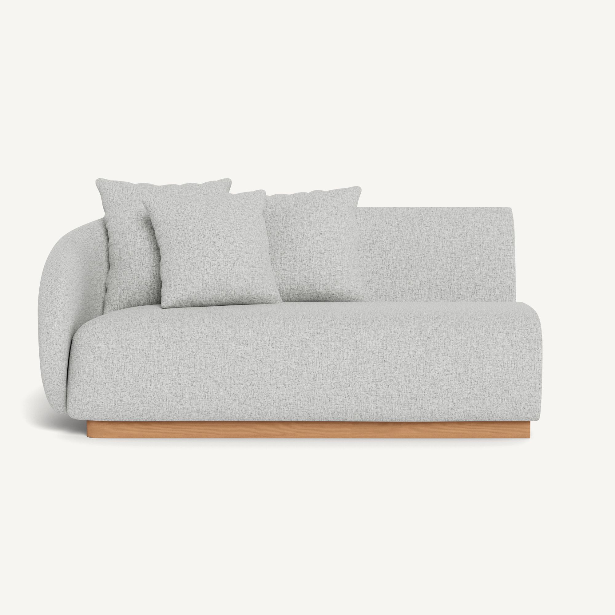 Harbour Como 2 Seat 1 Arm Left - Sealed Teak Natural / Copacabana Sand