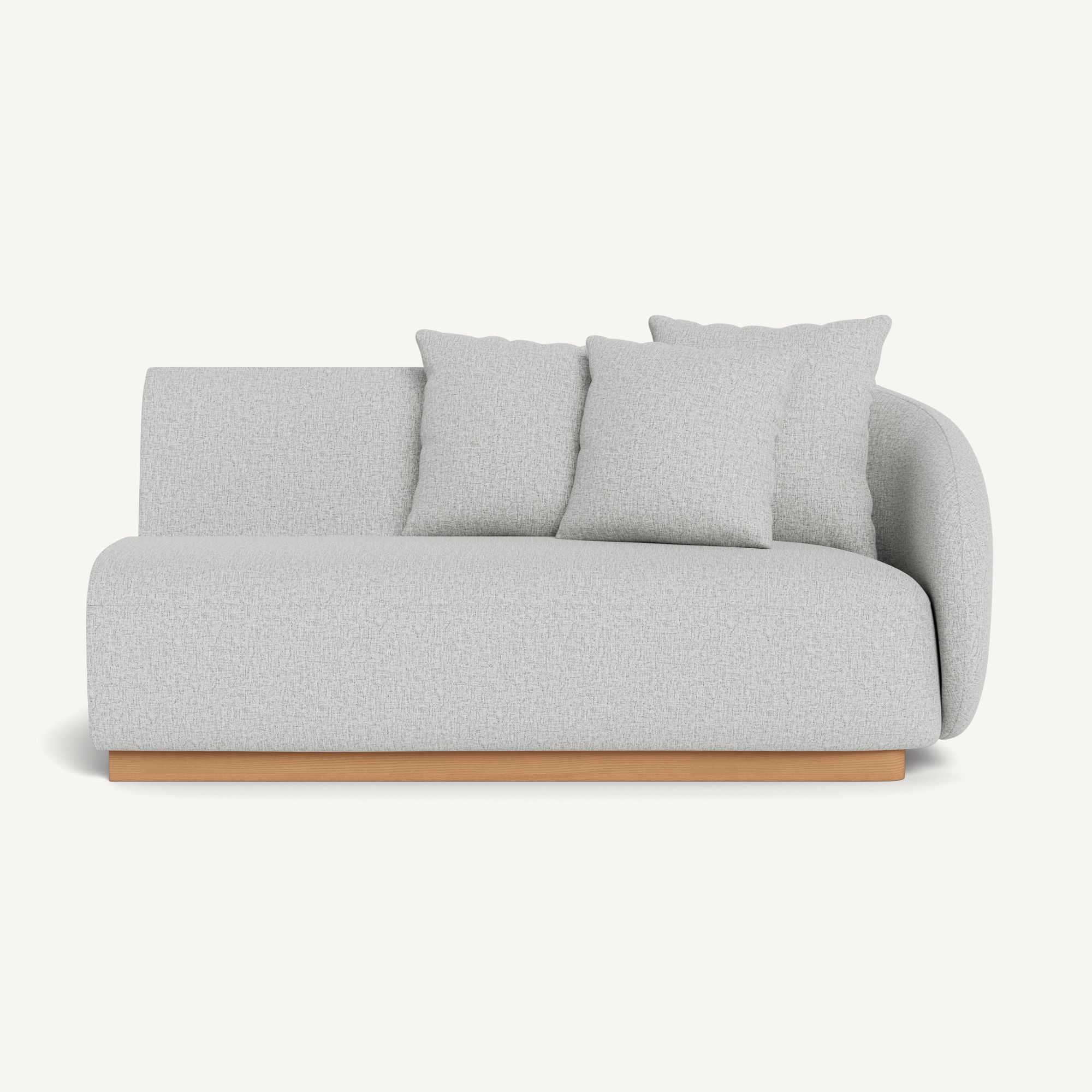 Harbour Como 2 Seat 1 Arm Right - Sealed Teak Natural / Copacabana Sand
