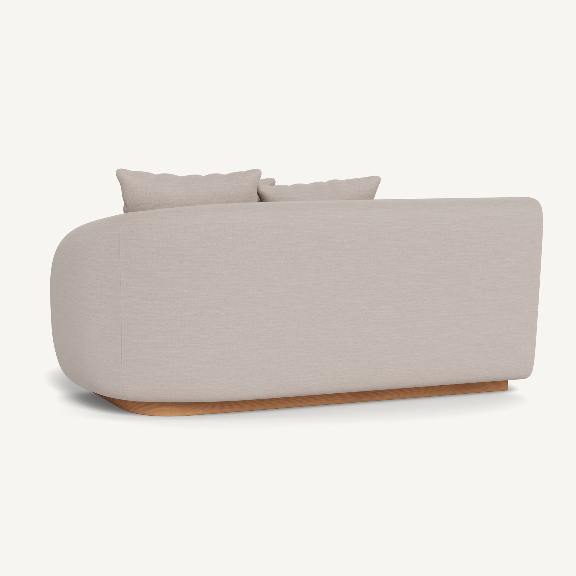 Harbour Como 2 Seat 1 Arm Right - Sealed Teak Natural / Panama Marble