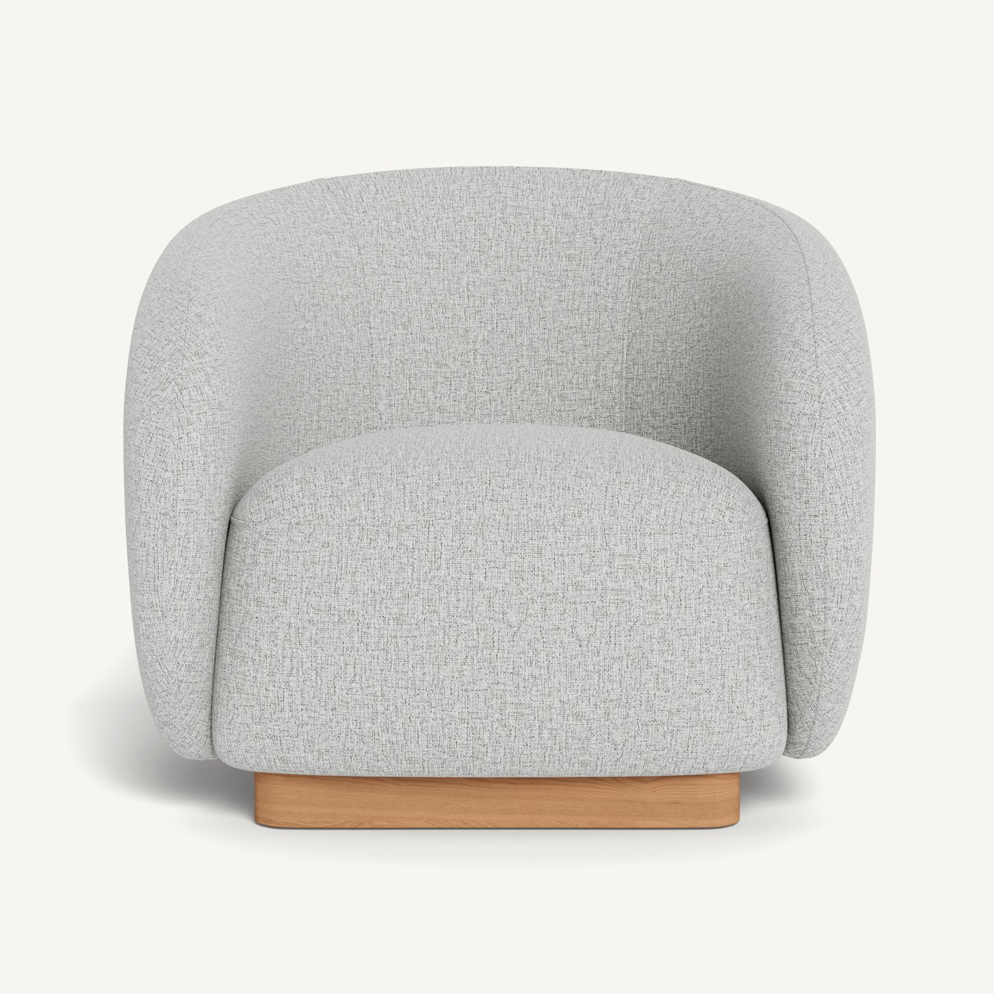 Harbour Como Swivel Lounge Chair - Sealed Teak Natural / Copacabana Sand