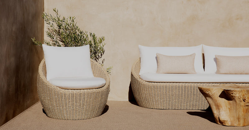 Harbour Cordoba Dining Chair - Twisted Wicker Oyster / Siesta Indigo