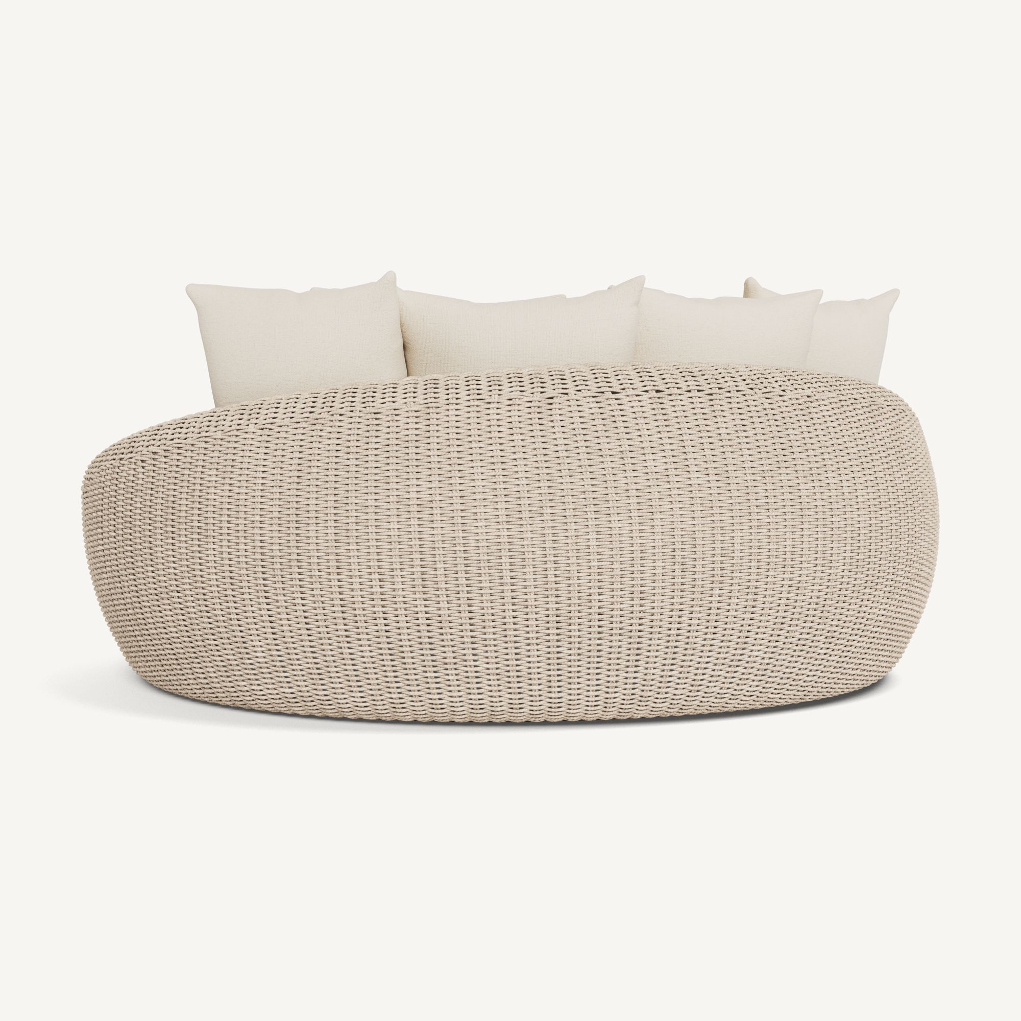 Harbour Cordoba Daybed - Twisted Wicker Oyster / Siesta Ivory