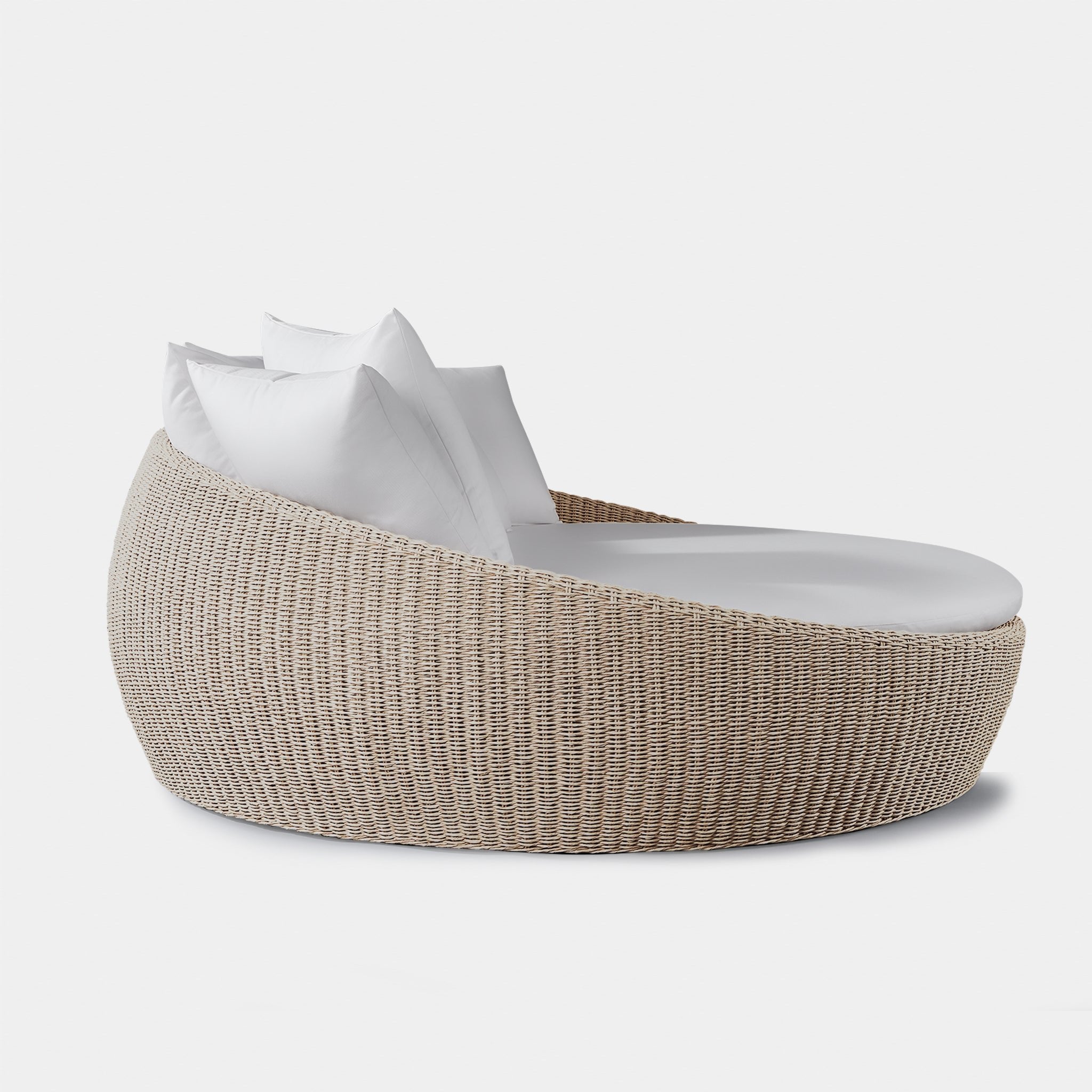 Harbour Cordoba Daybed - Twisted Wicker Oyster / Siesta Taupe