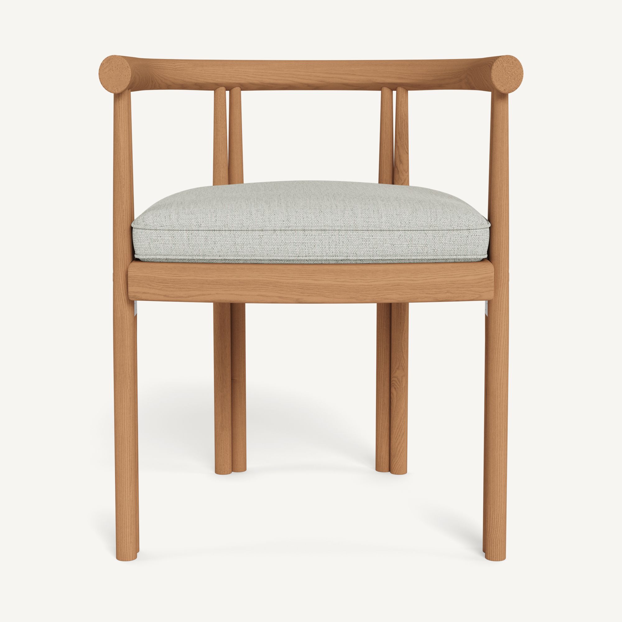 Harbour Cove Teak Dining Chair - Teak Natural / Stirling Smoke