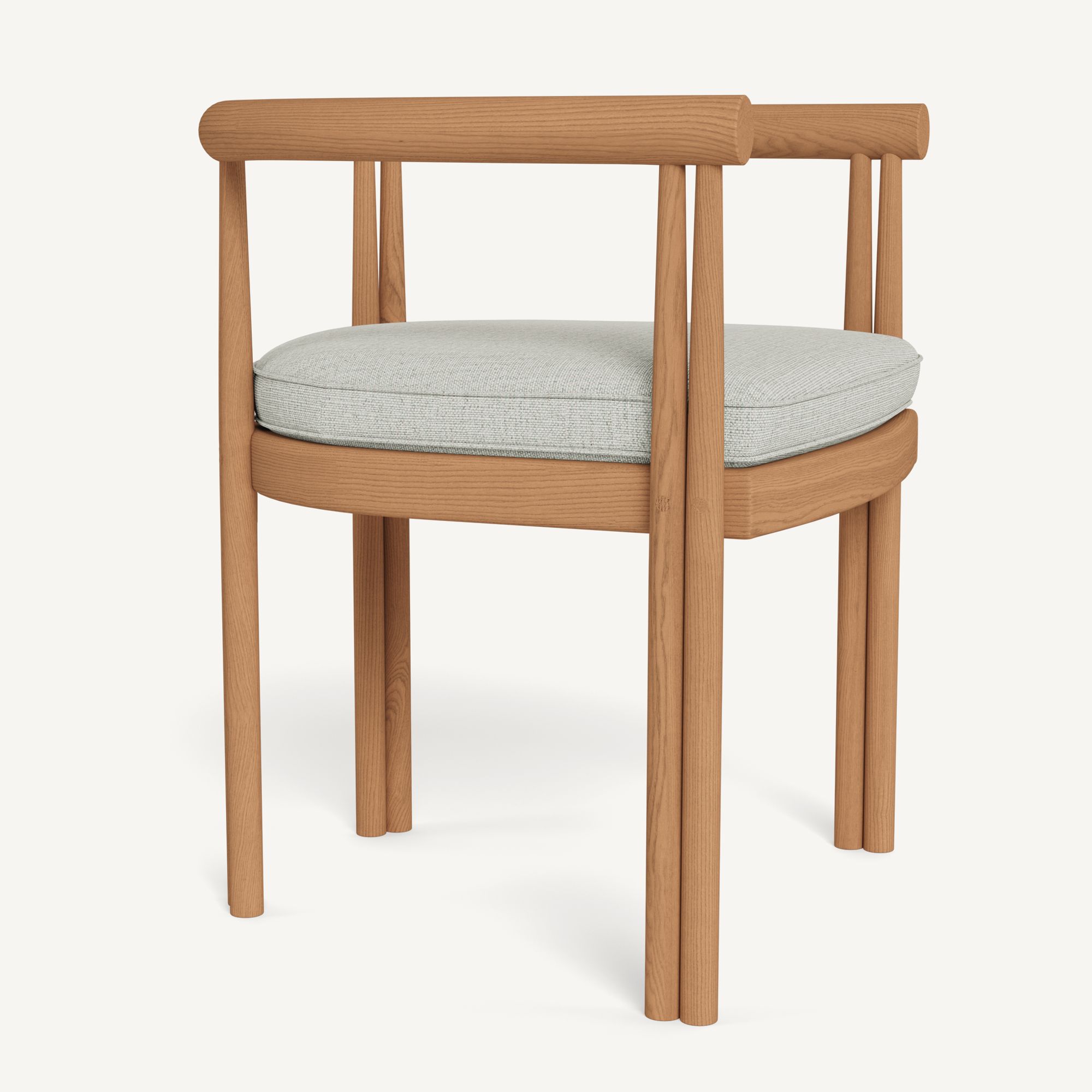Harbour Cove Teak Dining Chair - Teak Natural / Stirling Smoke