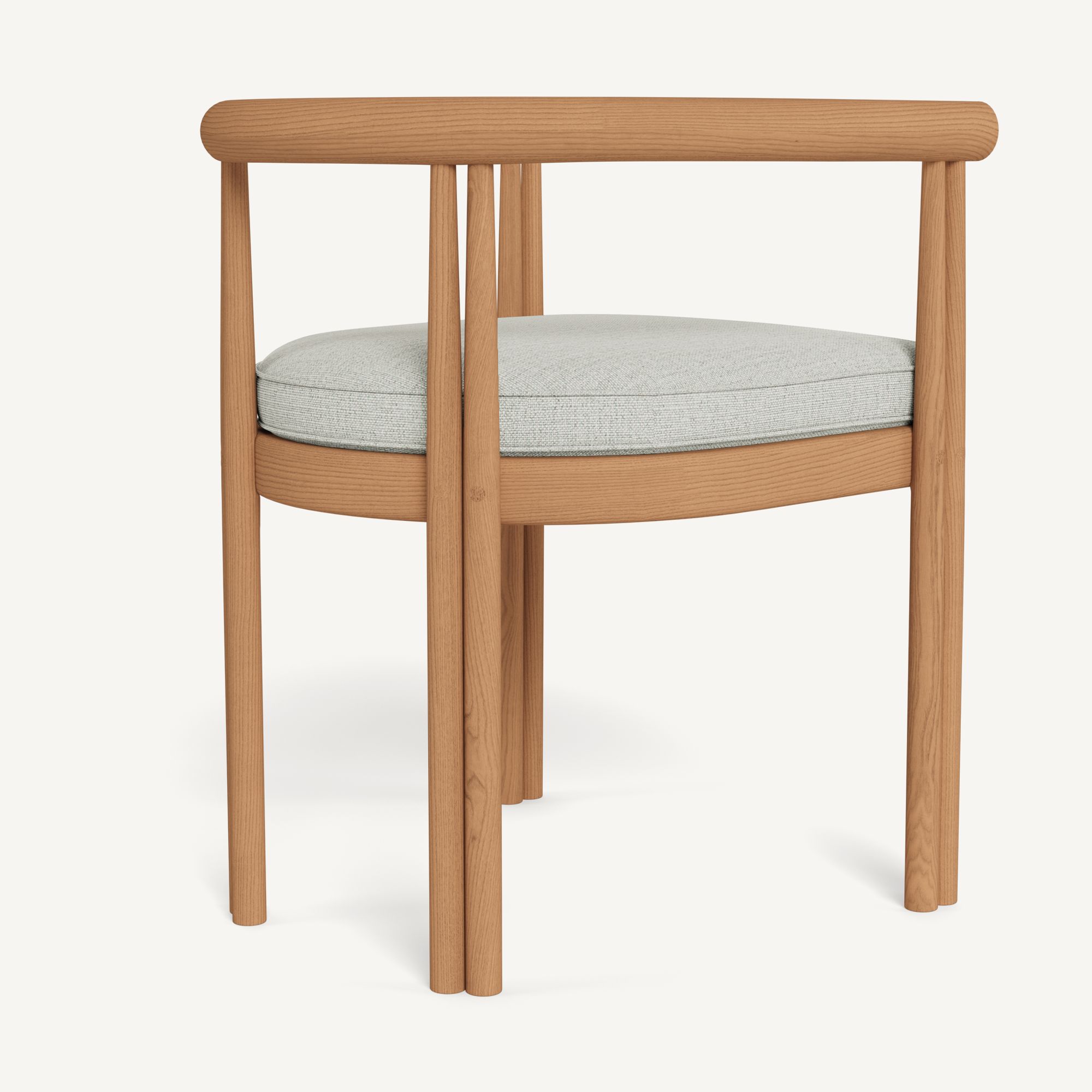 Harbour Cove Teak Dining Chair - Teak Natural / Stirling Smoke