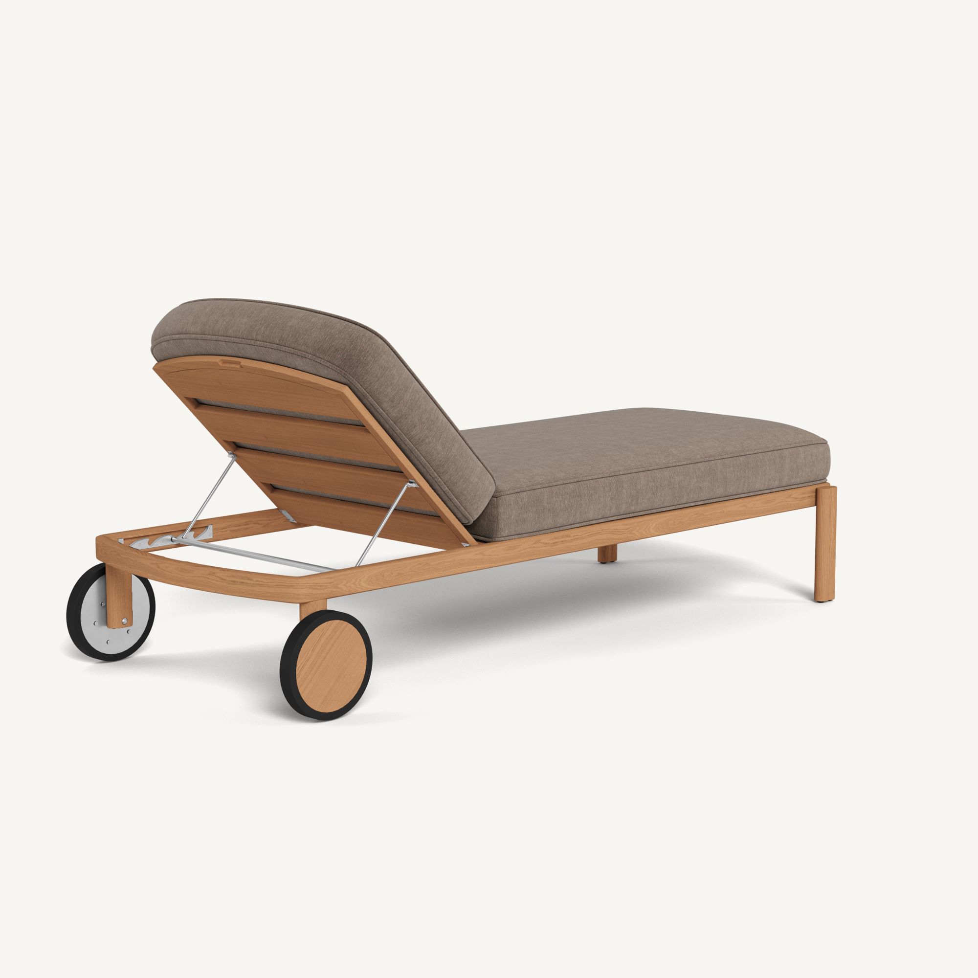 Harbour Cove Teak Sun Lounge - Teak Natural / Altona Mink