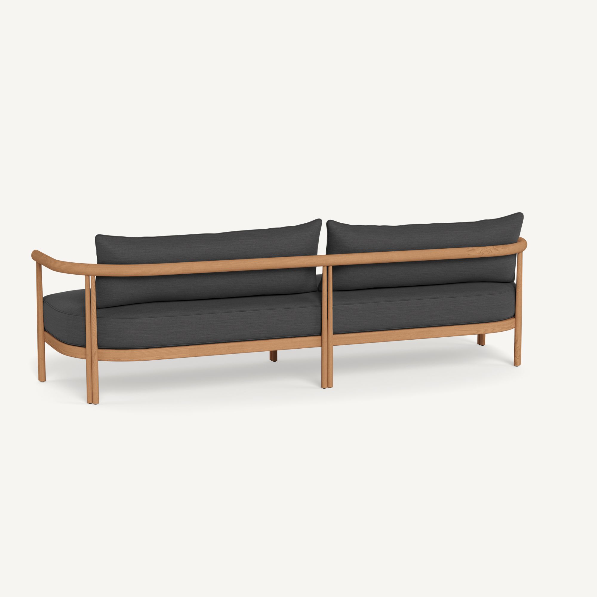 Harbour Cove Teak 3 Seat Sofa - Teak Natural / Lisos Piedra