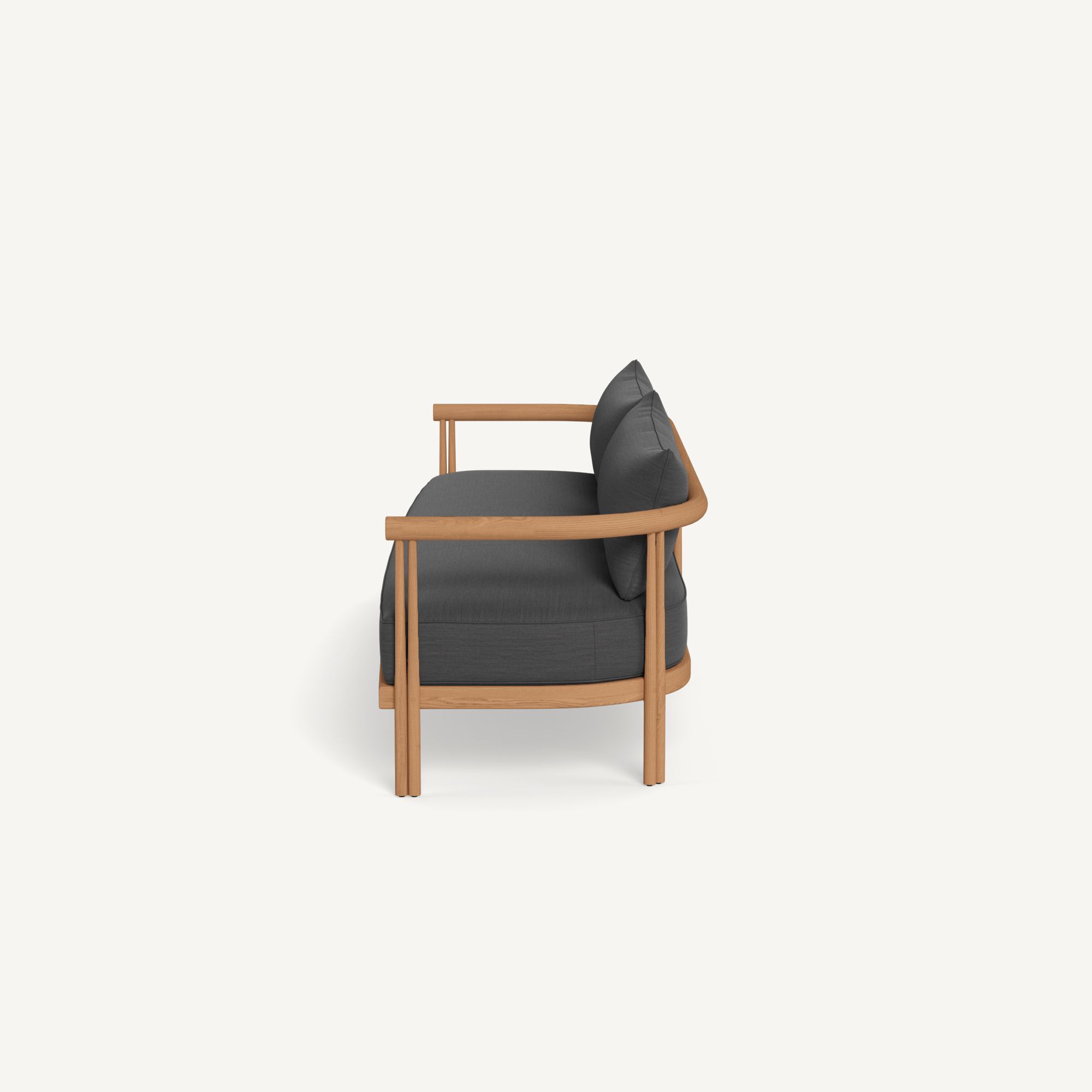 Harbour Cove Teak 3 Seat Sofa - Teak Natural / Lisos Piedra