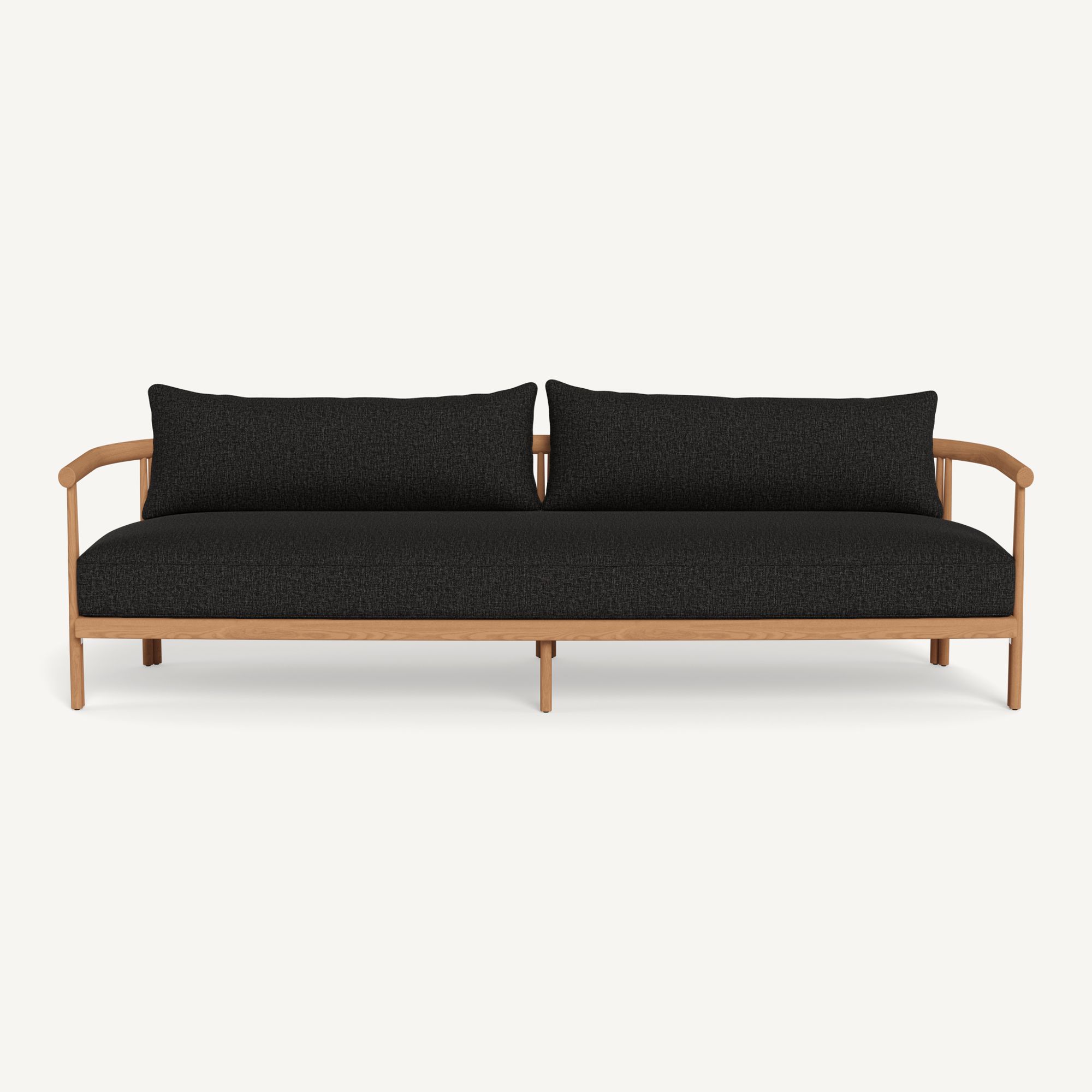 Harbour Cove Teak 3 Seat Sofa - Teak Natural / Copacabana Midnight