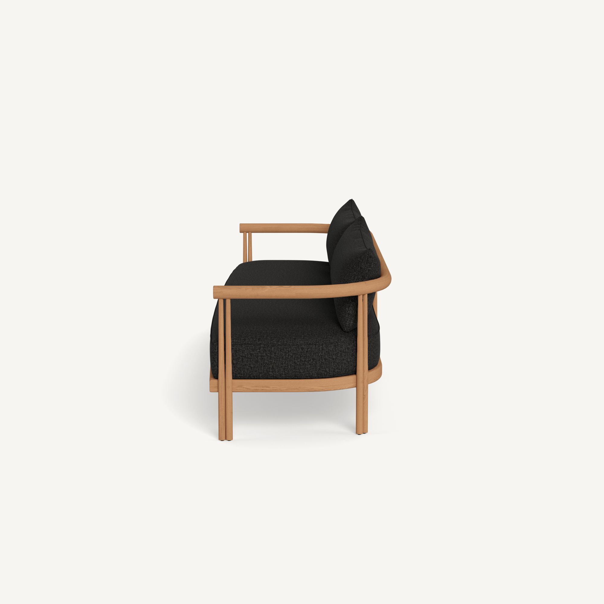 Harbour Cove Teak 3 Seat Sofa - Teak Natural / Copacabana Midnight