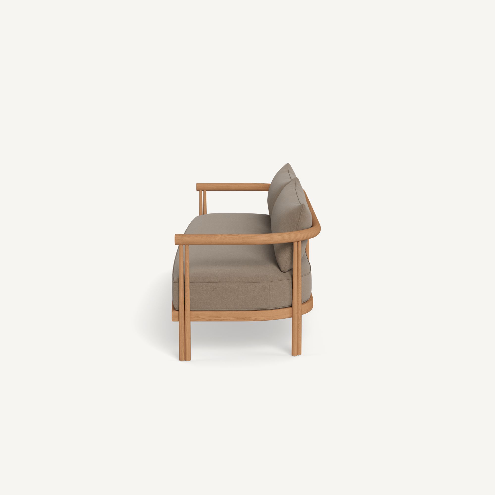 Harbour Cove Teak 3 Seat Sofa - Teak Natural / Panama Coco