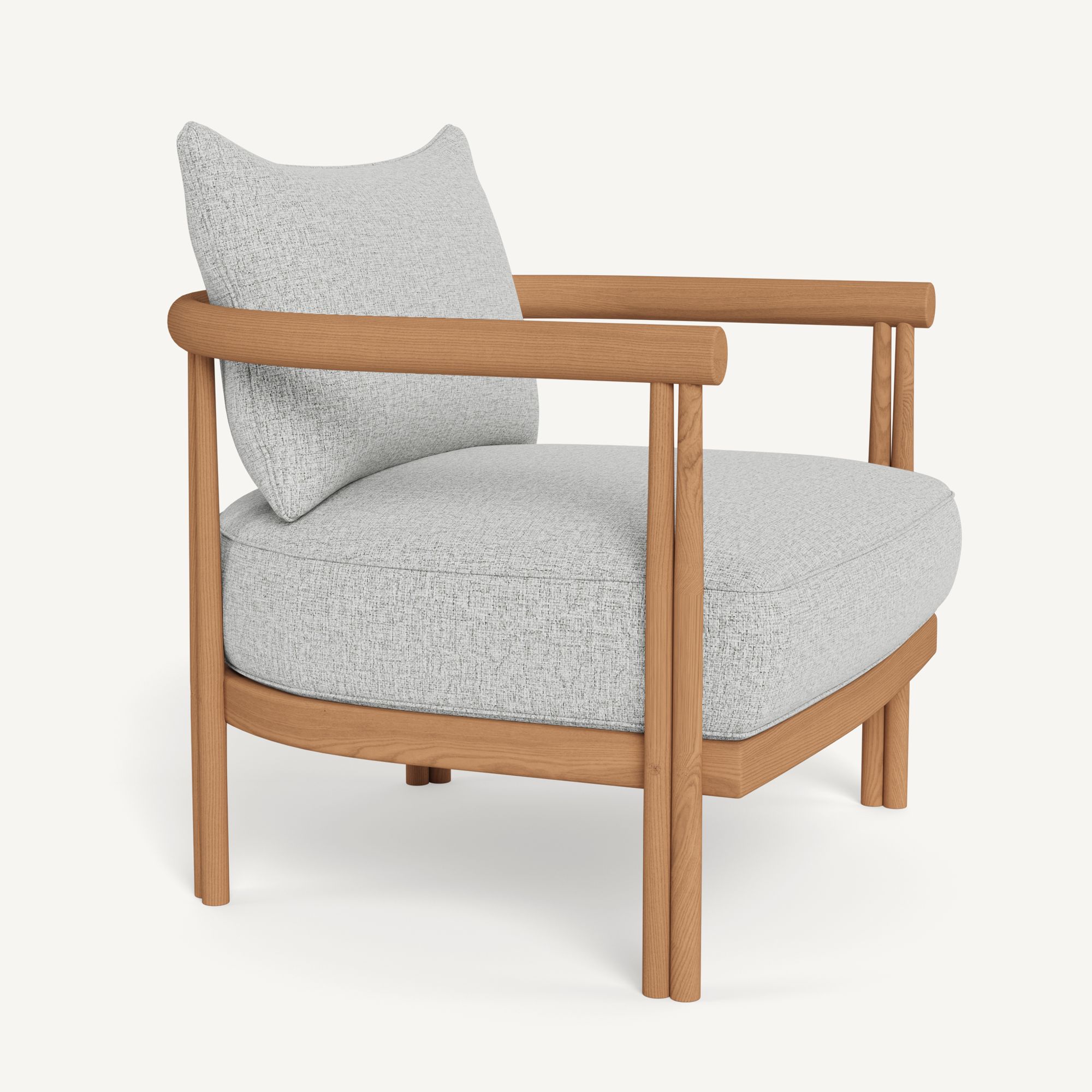 Harbour Cove Teak Lounge Chair - Teak Natural / Copacabana Sand