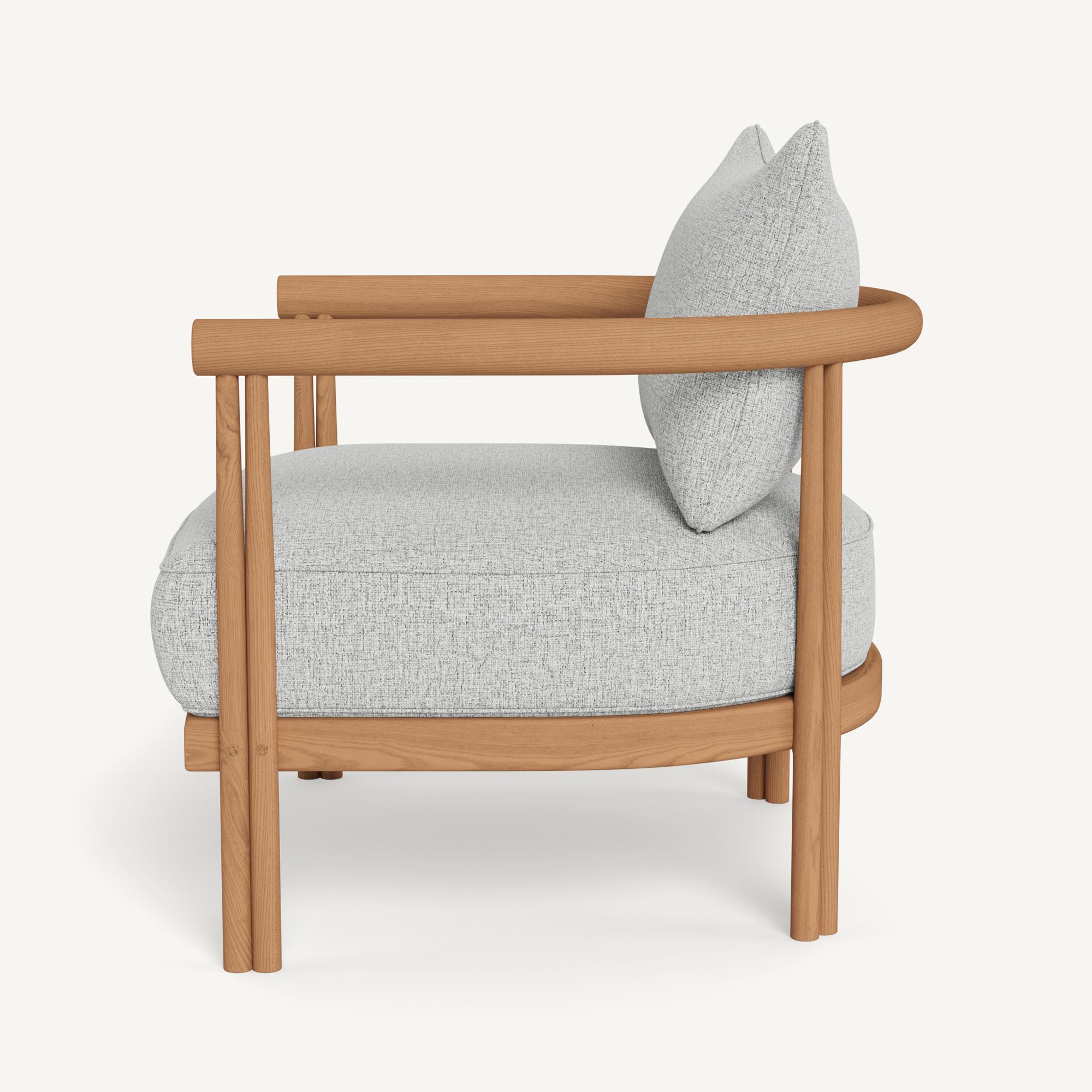 Harbour Cove Teak Lounge Chair - Teak Natural / Copacabana Sand