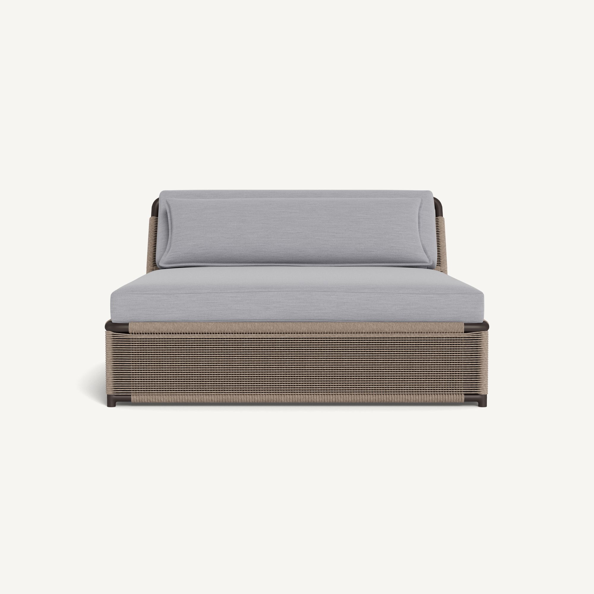 Harbour Formentera Daybed - Aluminum Bronze / Panama Cloud / Twisted Rope Dune