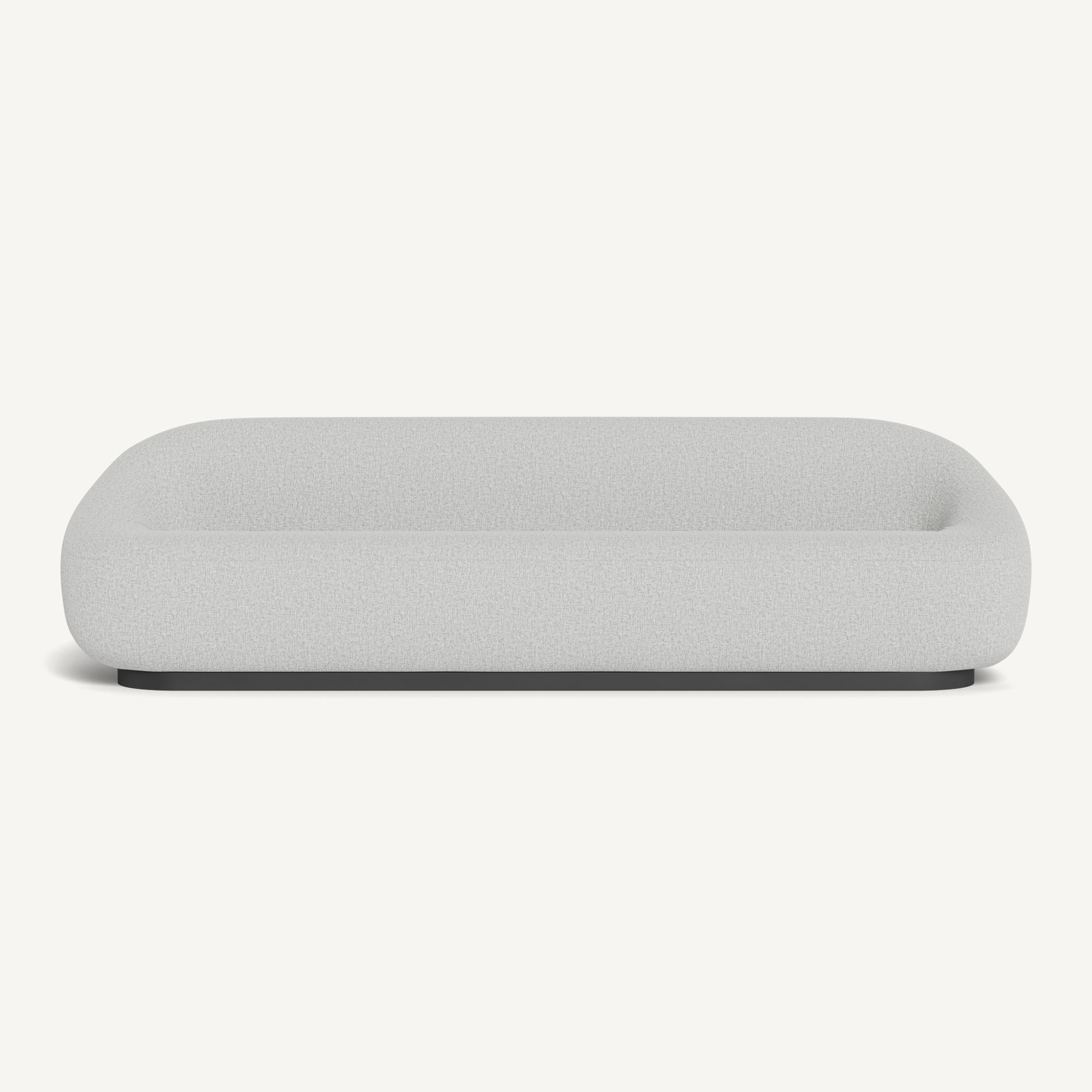 Harbour Gio 3 Seat Sofa - Aluminum Asteroid / Copacabana Sand
